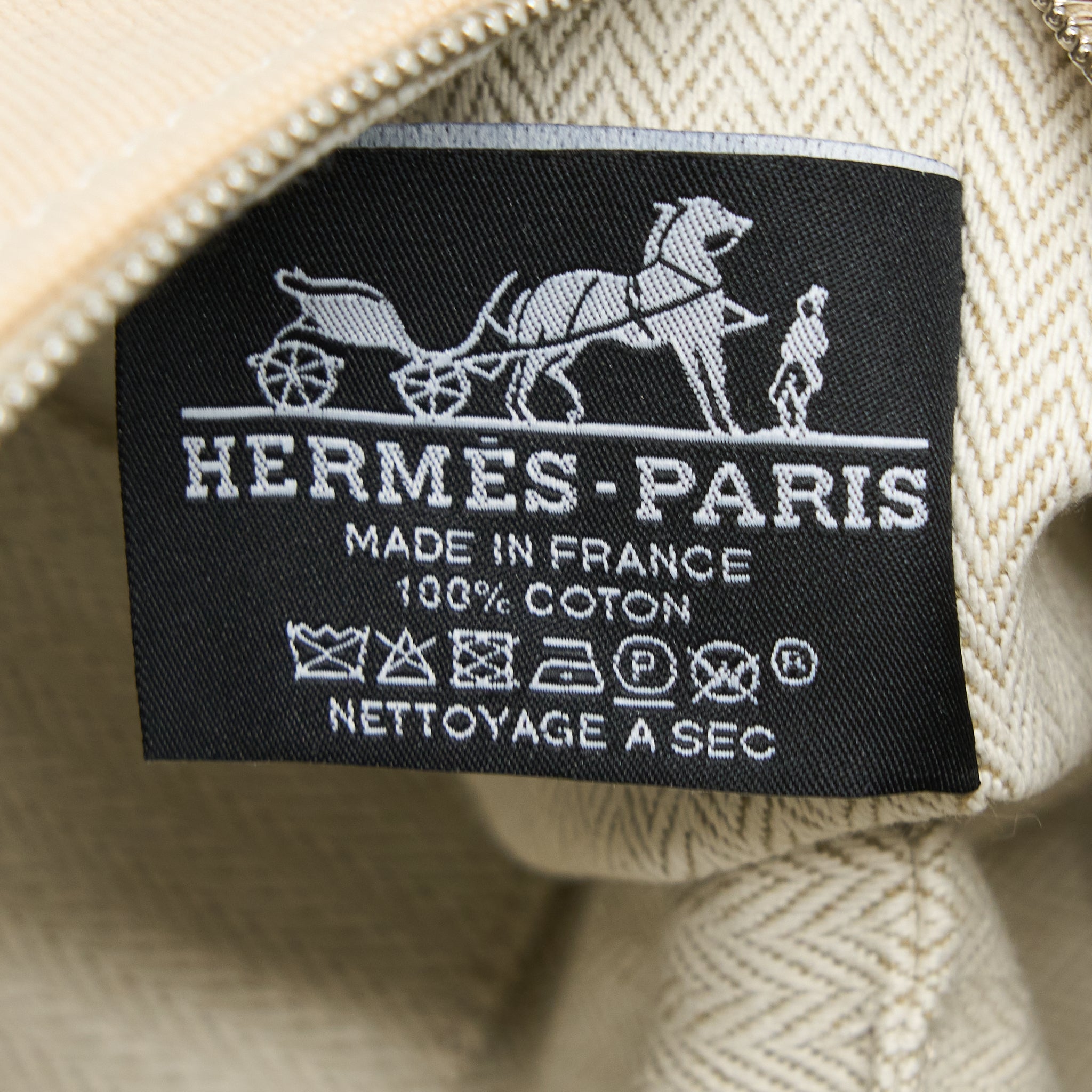 HERMES TROUSSE DE TOILETTE BRIDE A BRAC NATUREL