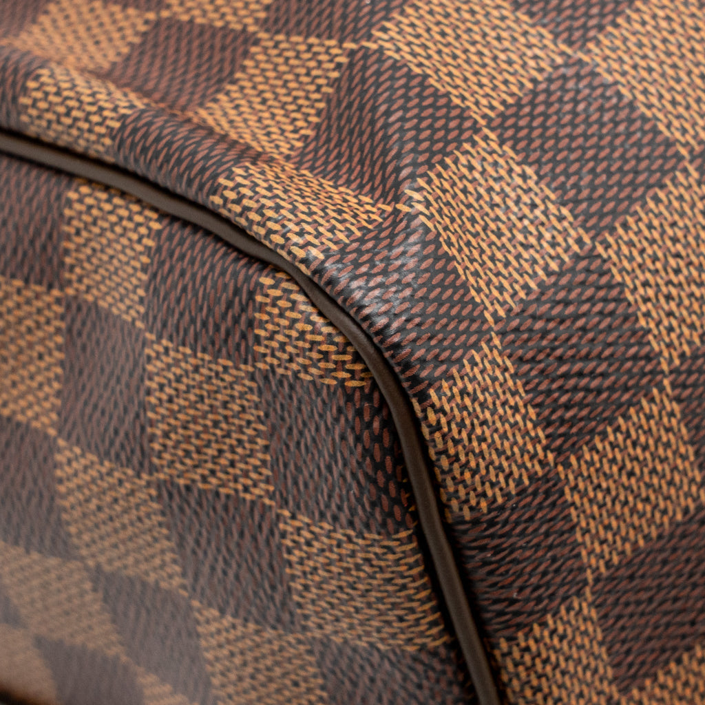 LOUIS VUITTON SPEEDY BANDOULIERE 30 DAMIER EBENE CANVAS GHW
