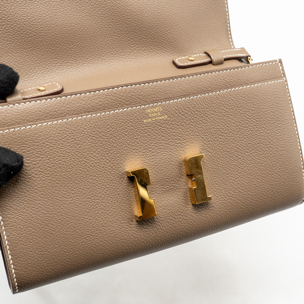 HERMES CONSTANCE TO GO EVERCOLOR ETOUPE GHW