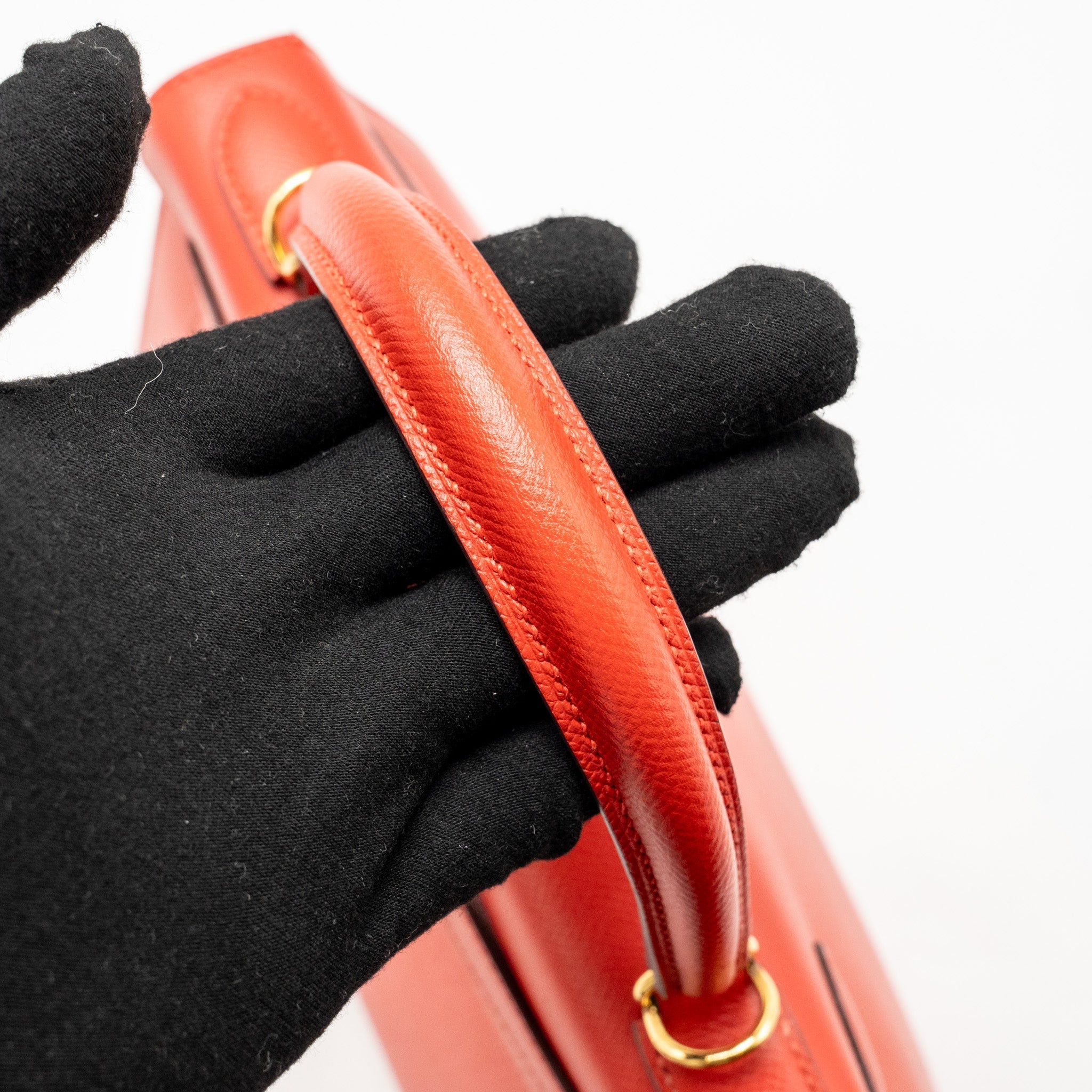 HERMES KELLY 28 EPSOM ROUGE PIVOINE GHW