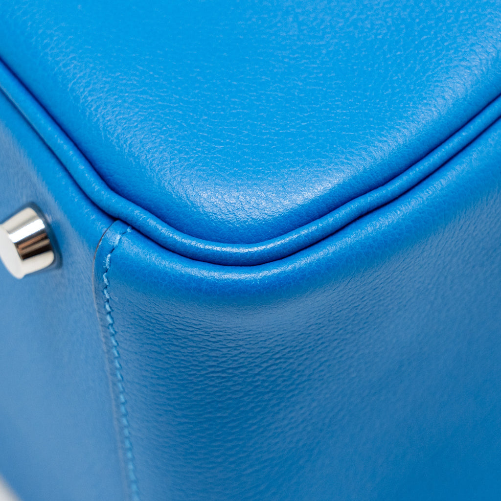 HERMES LINDY 26 EVERCOLOR BLUE ZANZIBAR SHW