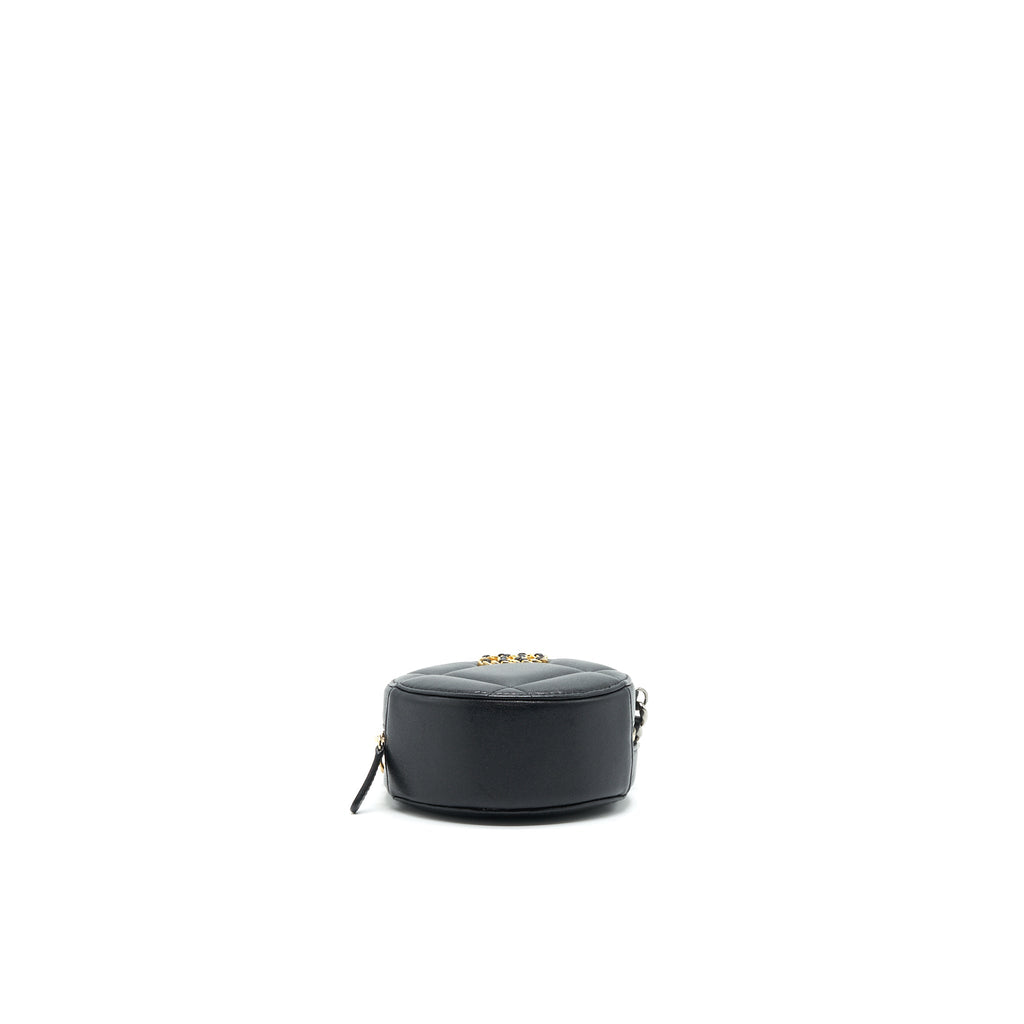 CHANEL 19 CLUTCH WITH CHAIN IN BLACK