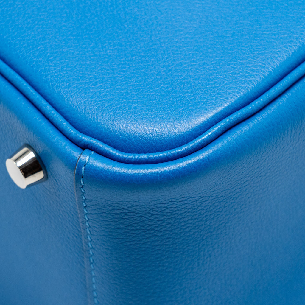 HERMES LINDY 26 EVERCOLOR BLUE ZANZIBAR SHW