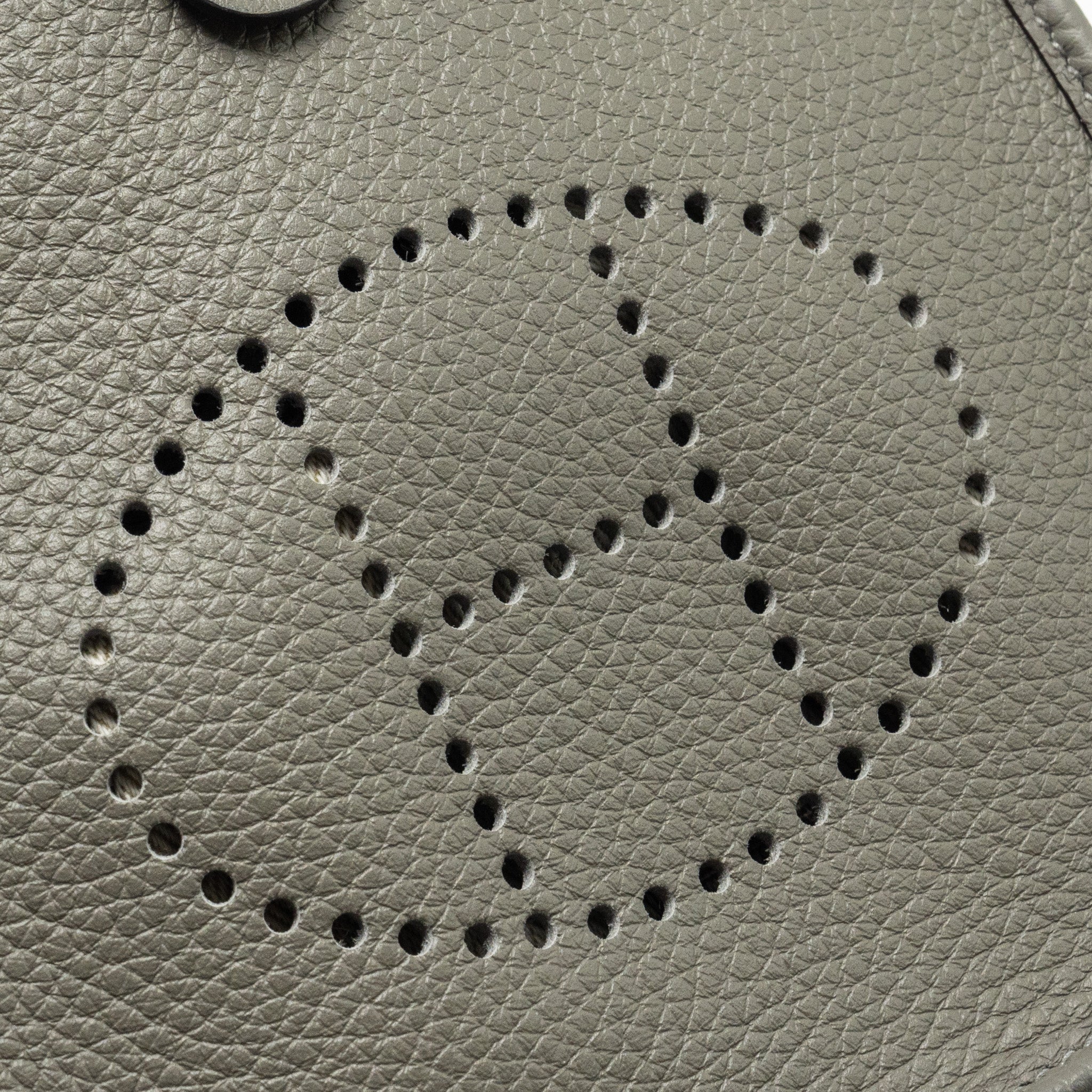 HERMES MINI EVELYNE CLEMENCE GRIS MEYER GHW