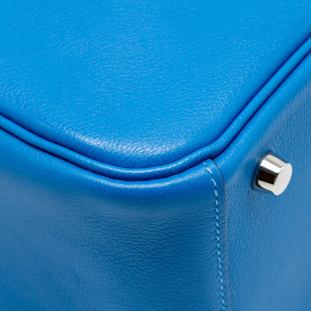 HERMES LINDY 26 EVERCOLOR BLUE ZANZIBAR SHW