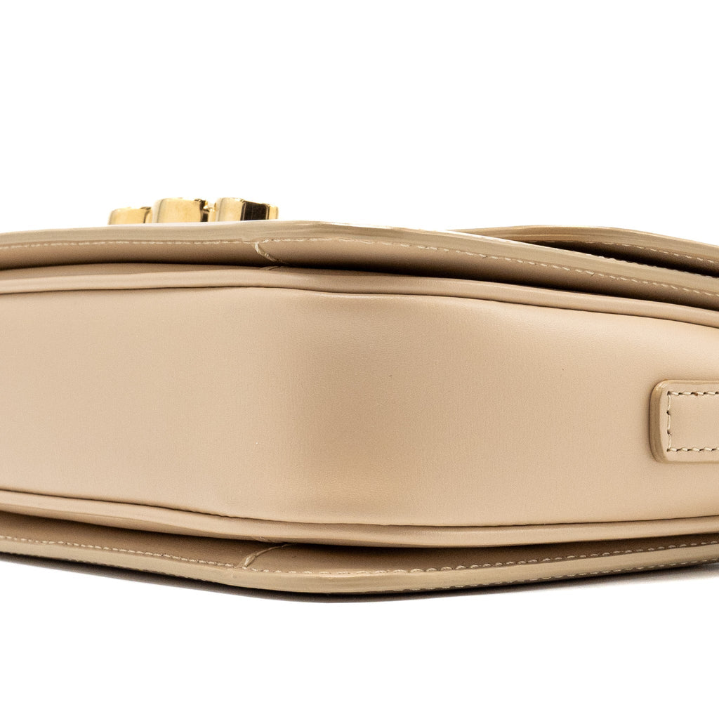 CELINE TEEN TRIOMPHE BAG CALFSKIN LIGHT BEIGE GHW
