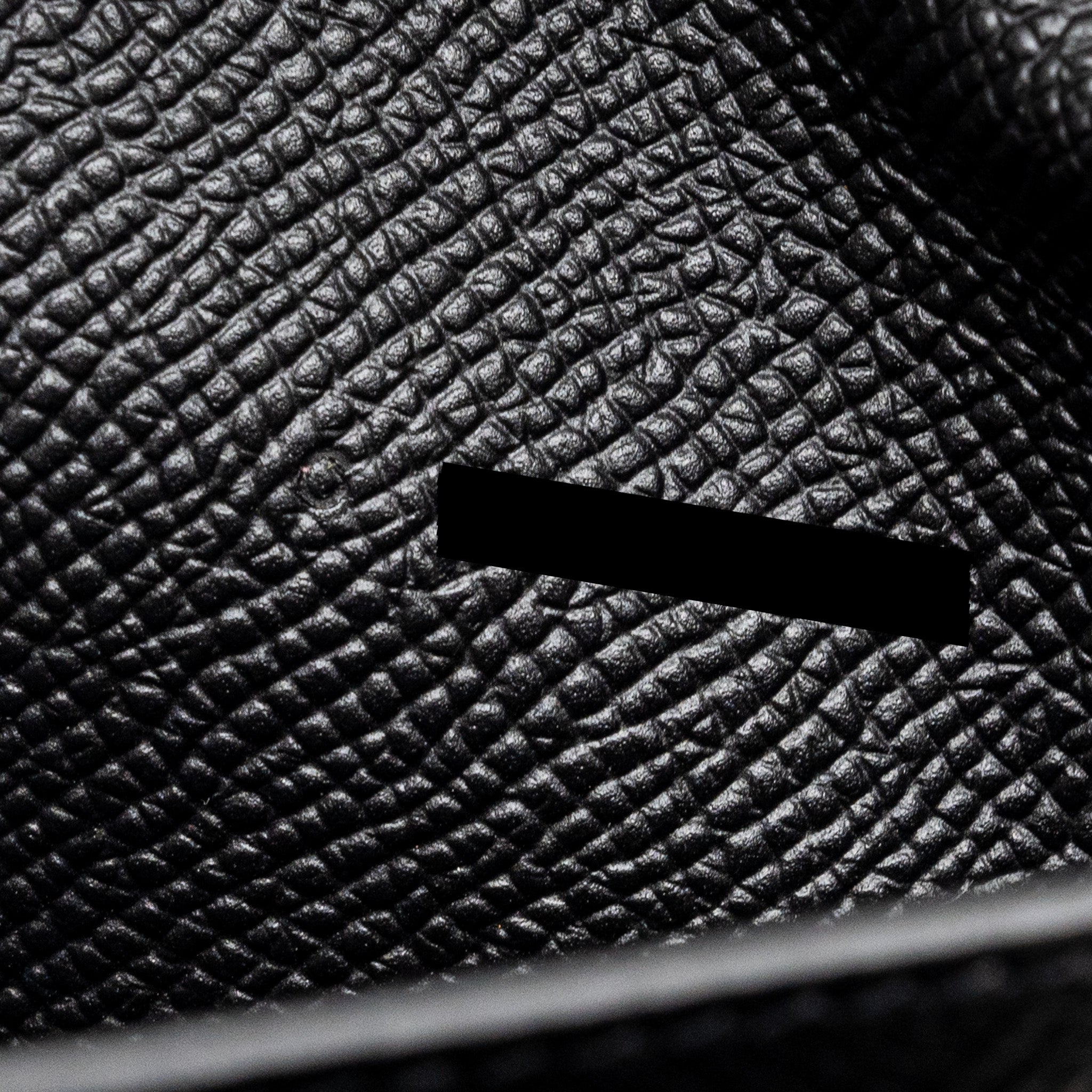 HERMES CLIC 12 WALLET EPSOM BLACK SHW