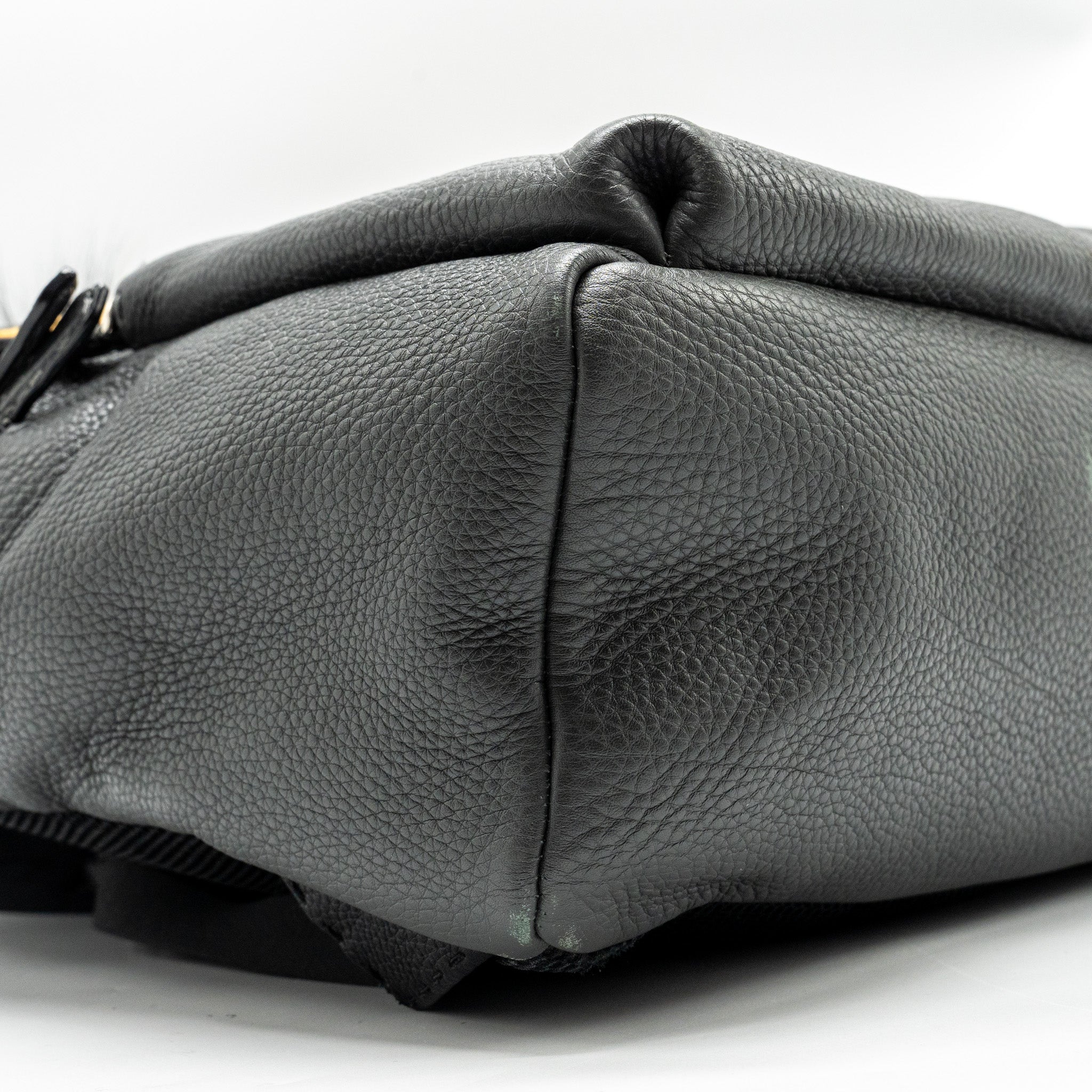 FENDI LARGE BACKPACK CALFSKIN/ FUR/ CROCODILE MULTICOLOR SHW