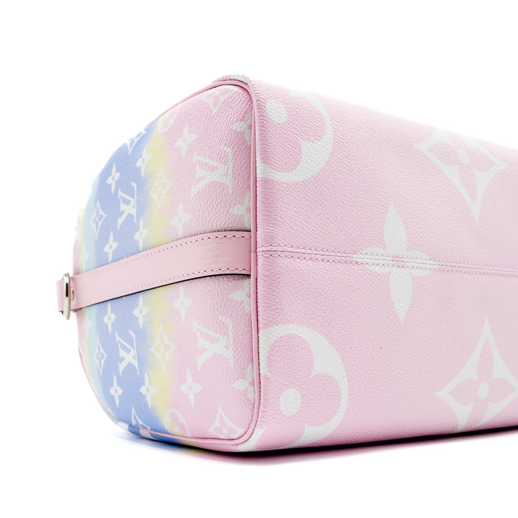 LOUIS VUITTON SPEEDY BANDOULIERE 30 MONOGRAM ESCAL GIANT CANVAS PASTEL PINK SHW