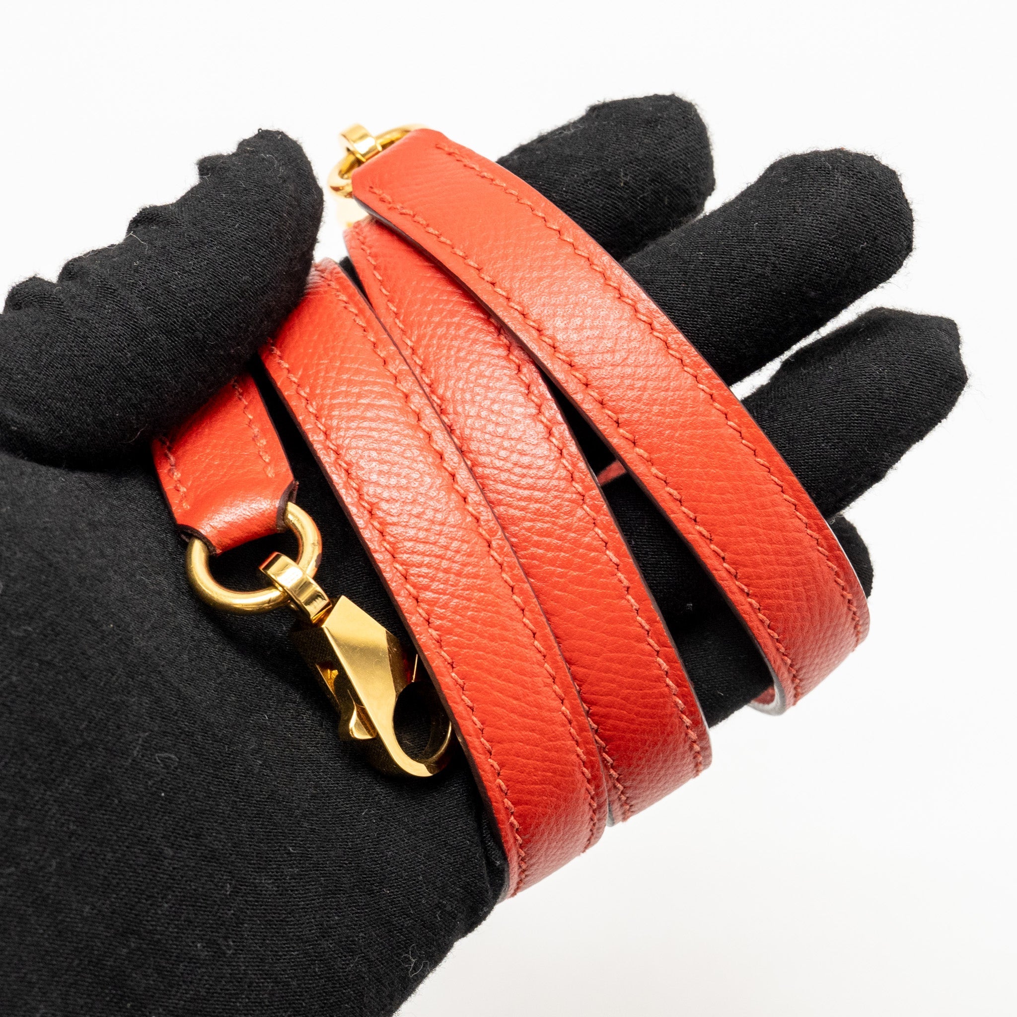 HERMES KELLY 28 EPSOM ROUGE PIVOINE GHW
