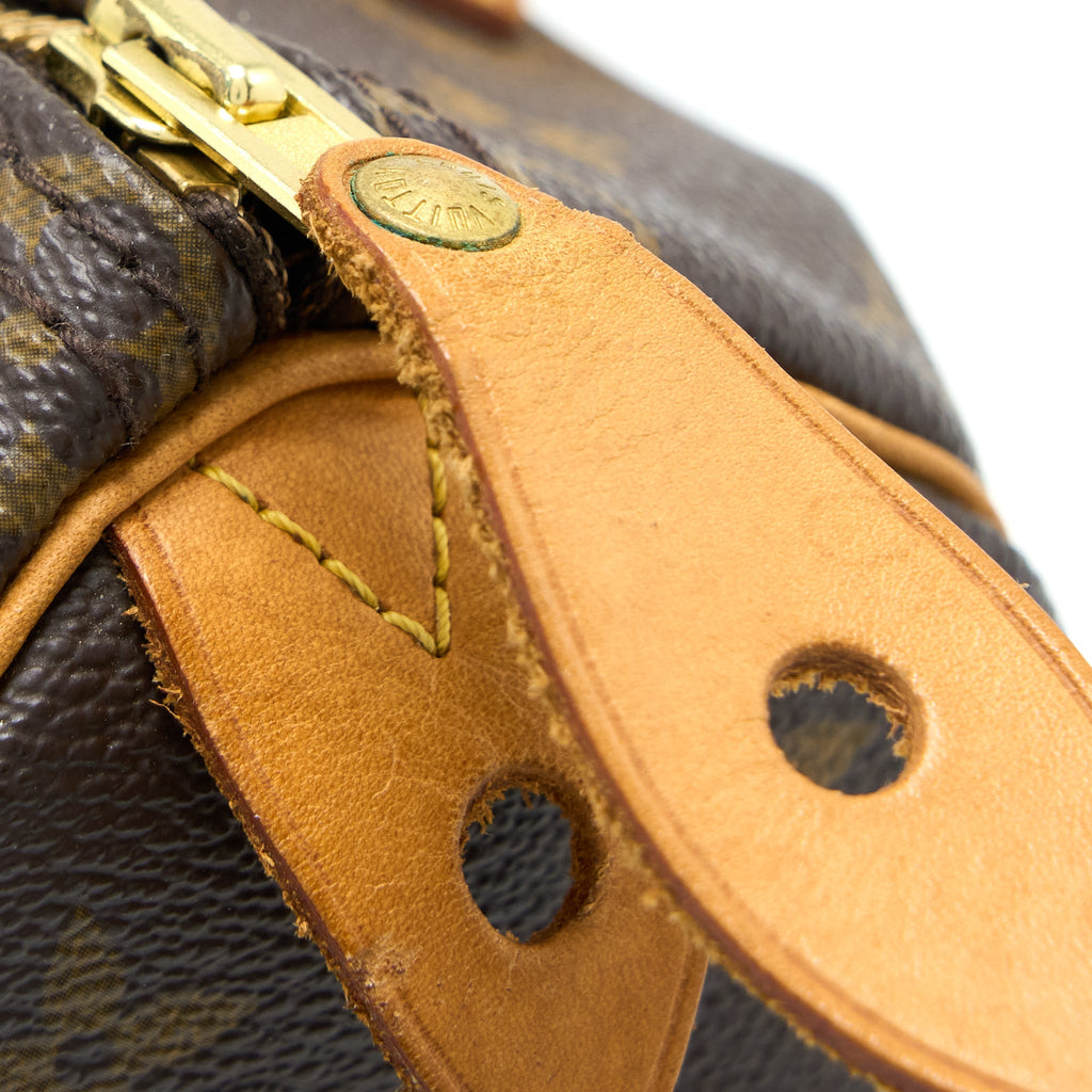 LOUIS VUITTON VINTAGE SPEEDY 25 MONOGRAM CANVAS GHW