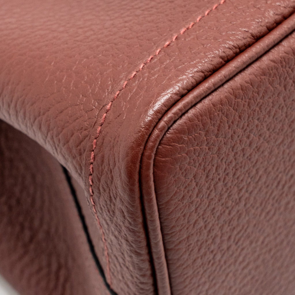 HERMES GARDEN PARTY 30 COUNTRY LEATHER ROUGE H SHW