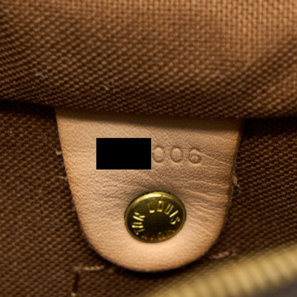 LOUIS VUITTON VINTAGE SPEEDY 25 MONOGRAM CANVAS GHW