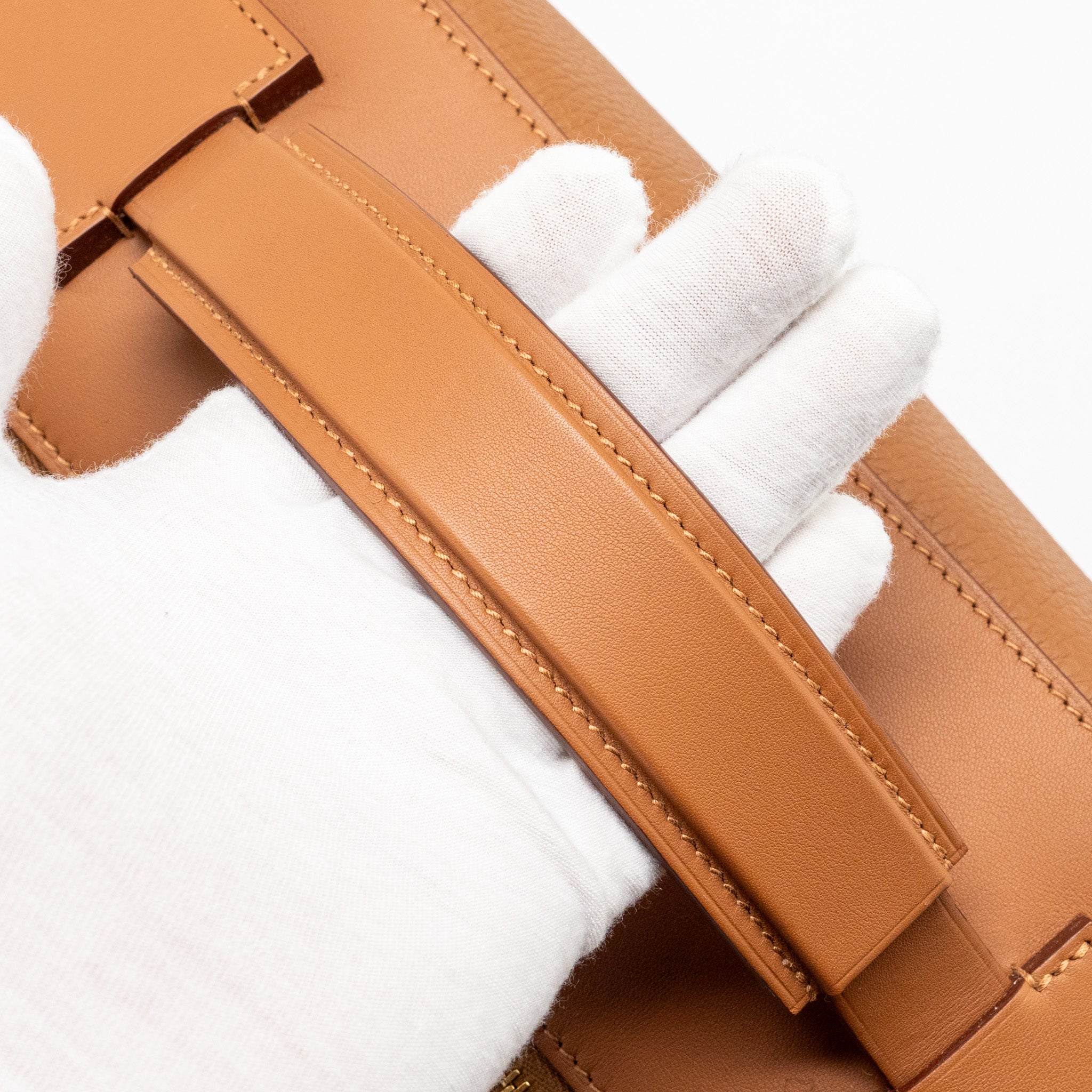 HERMES EMILE 30 BAG TOGO/SWIFT GOLD GHW