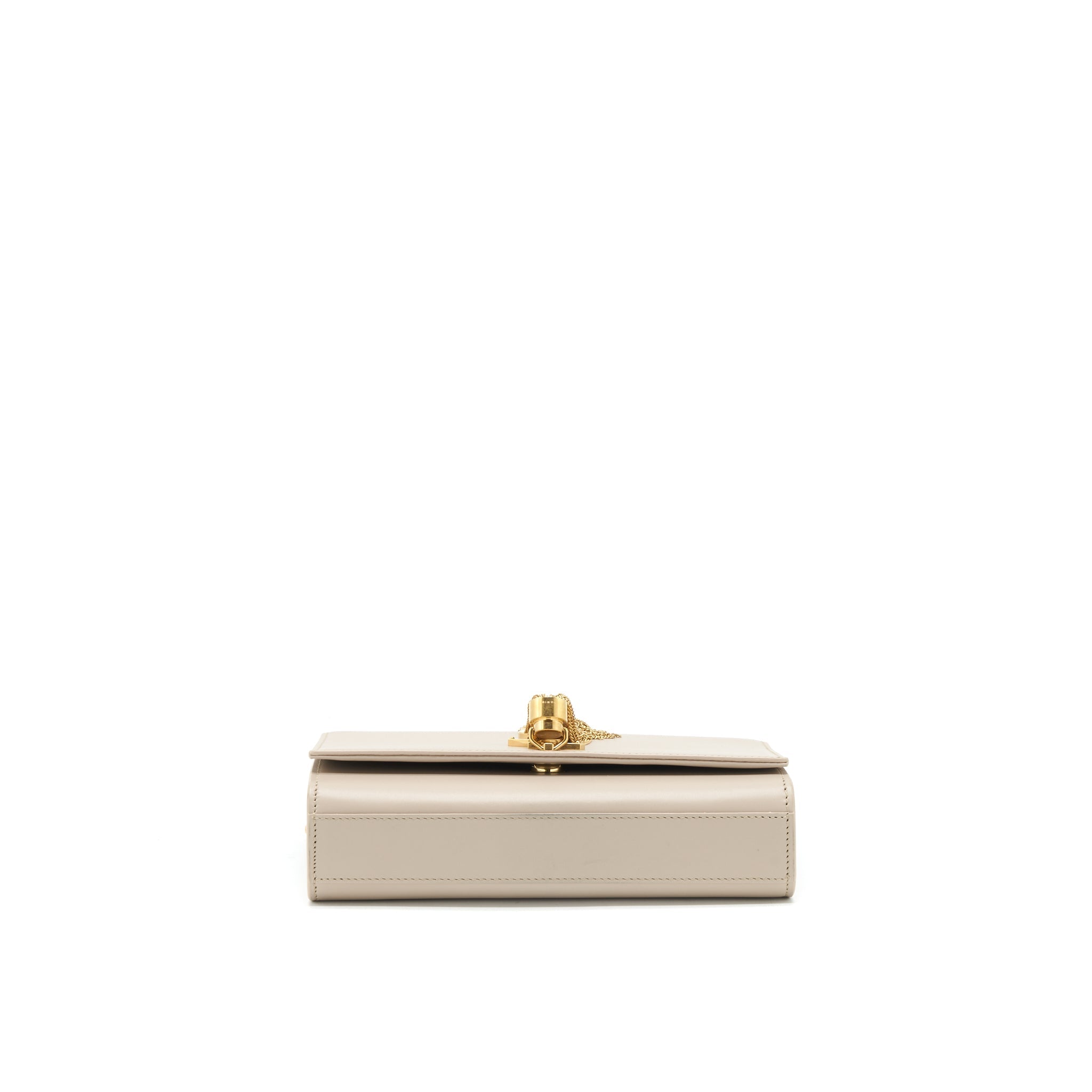 SAINT LAURENT KATE BAG WITH TASSEL BEIGE GHW