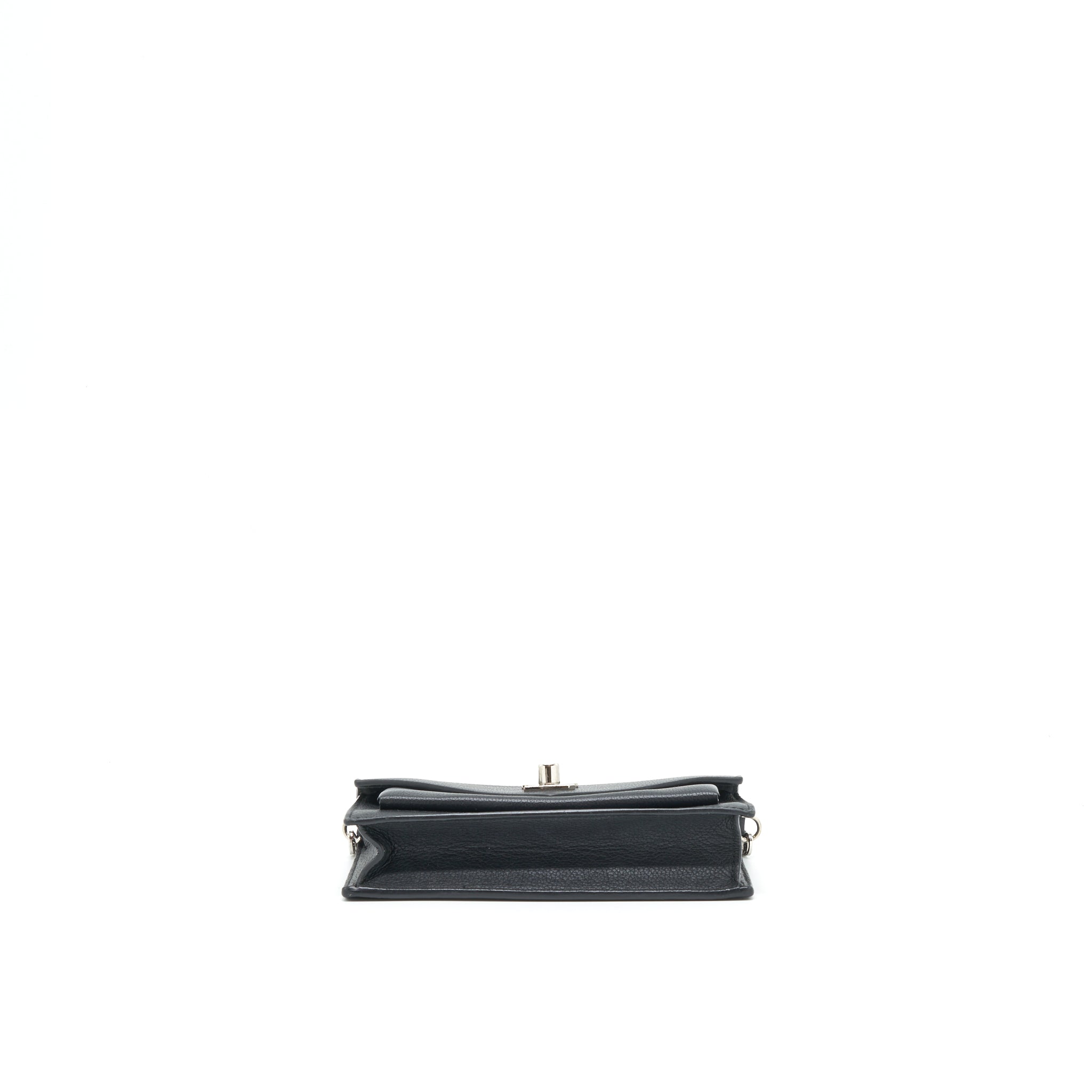 LOUIS VUITTON MYLOCKME CHAIN POCHETTE CALFSKIN BLACK SHW