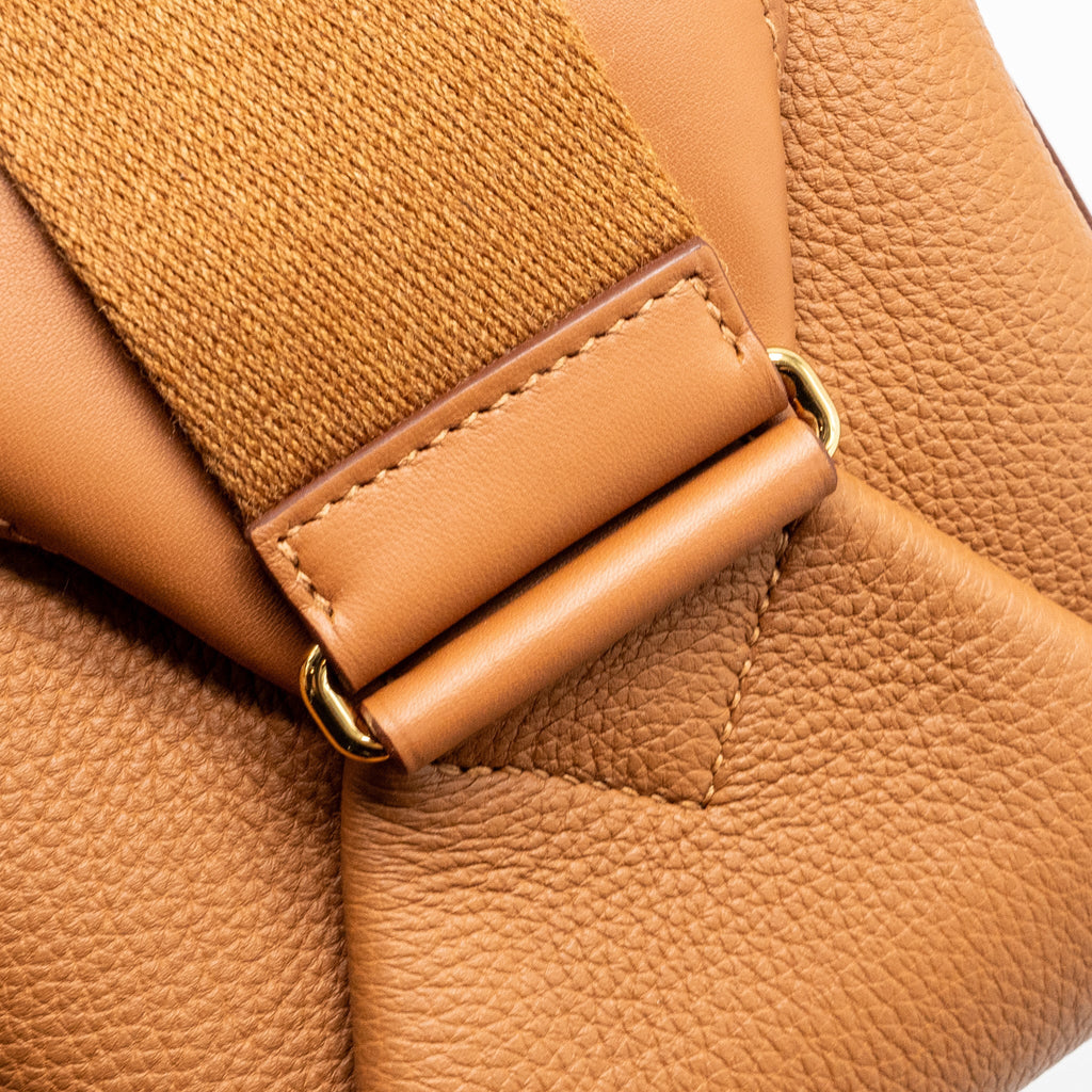HERMES EMILE 30 BAG TOGO/SWIFT GOLD GHW
