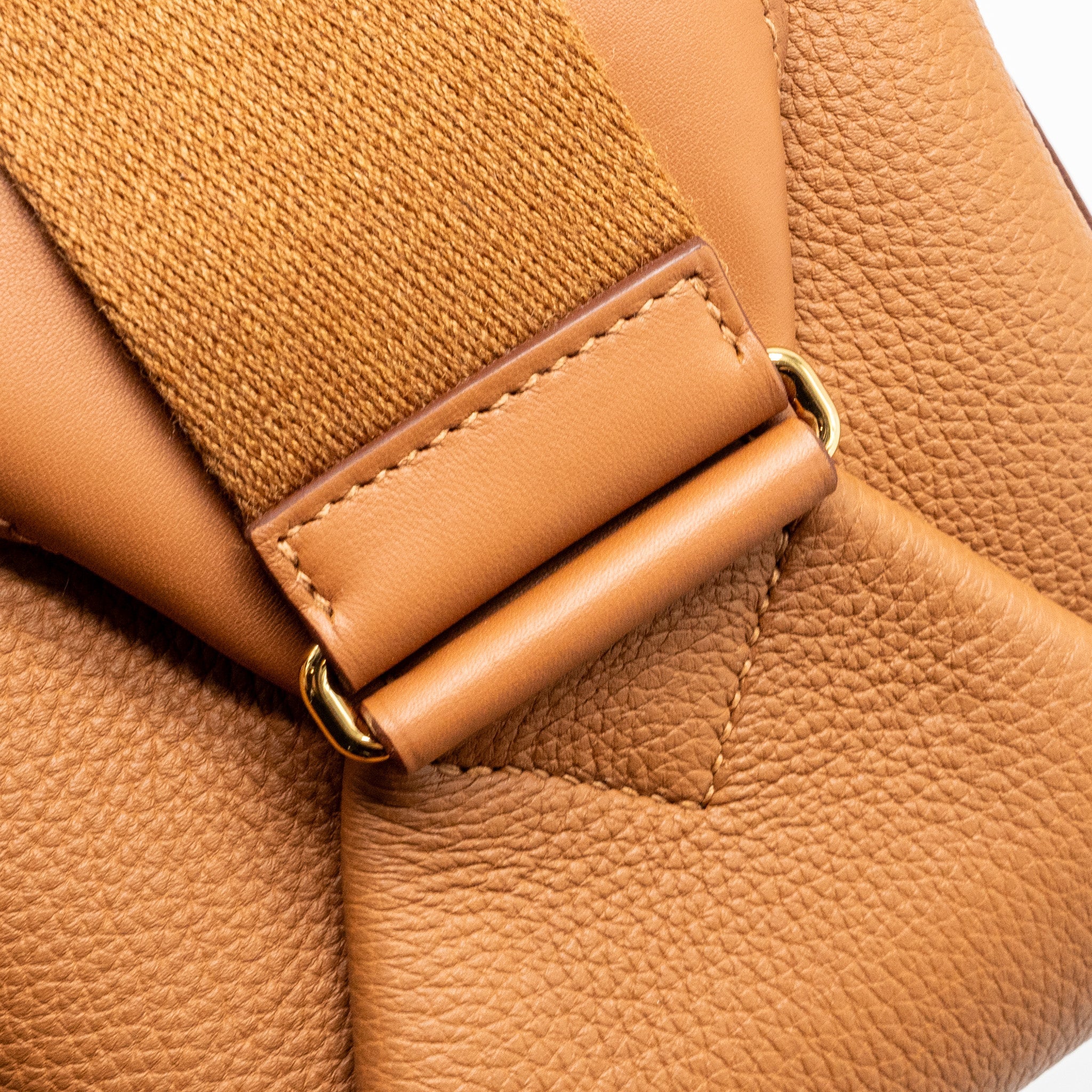 HERMES EMILE 30 BAG TOGO/SWIFT GOLD GHW