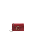 GUCCI SUPER MINI DIONYSUS CALFSKIN RED RUTHENIUM SHW