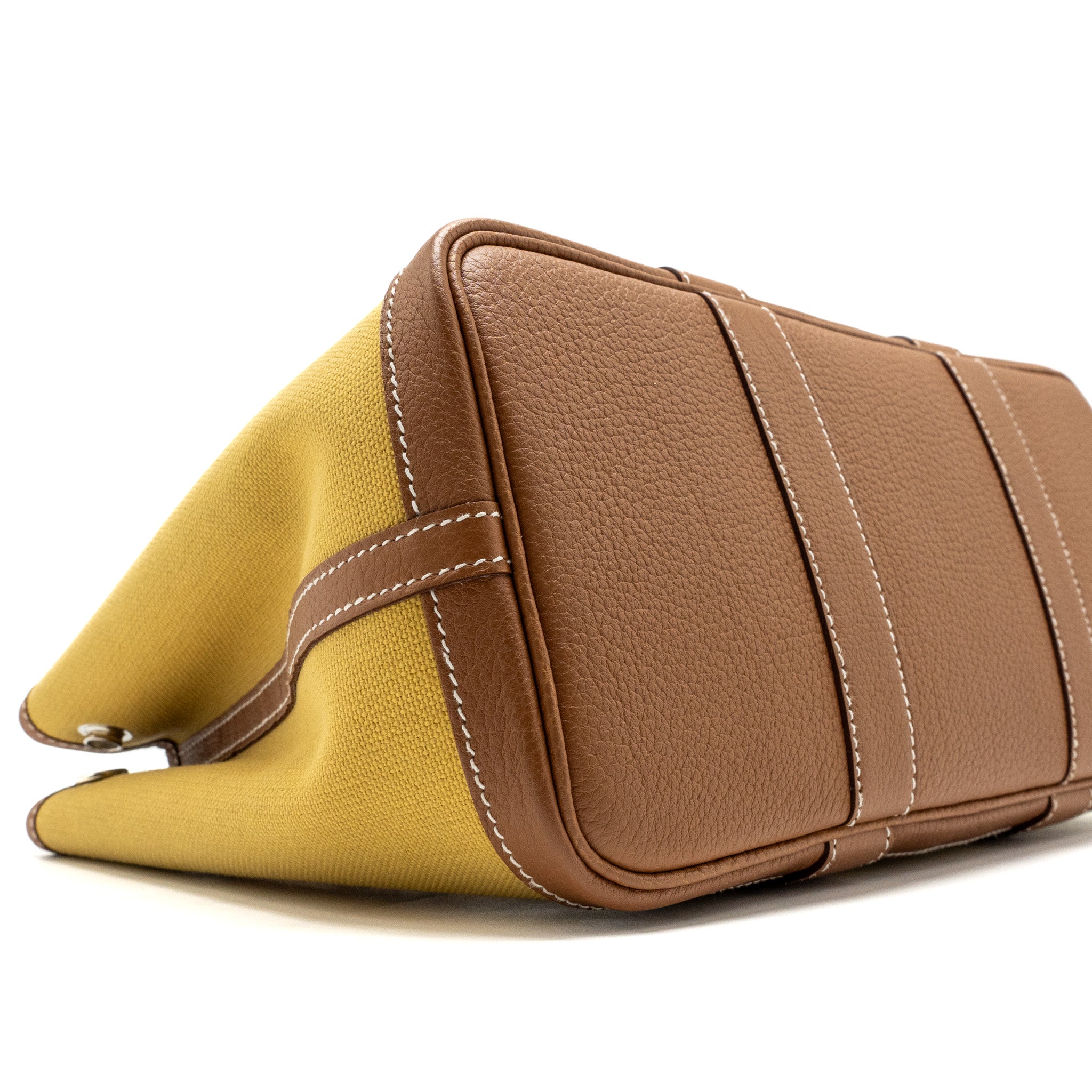 HERMES GARDEN PARTY 30 CANVAS/NEGONDA GINGER/GOLD SHW