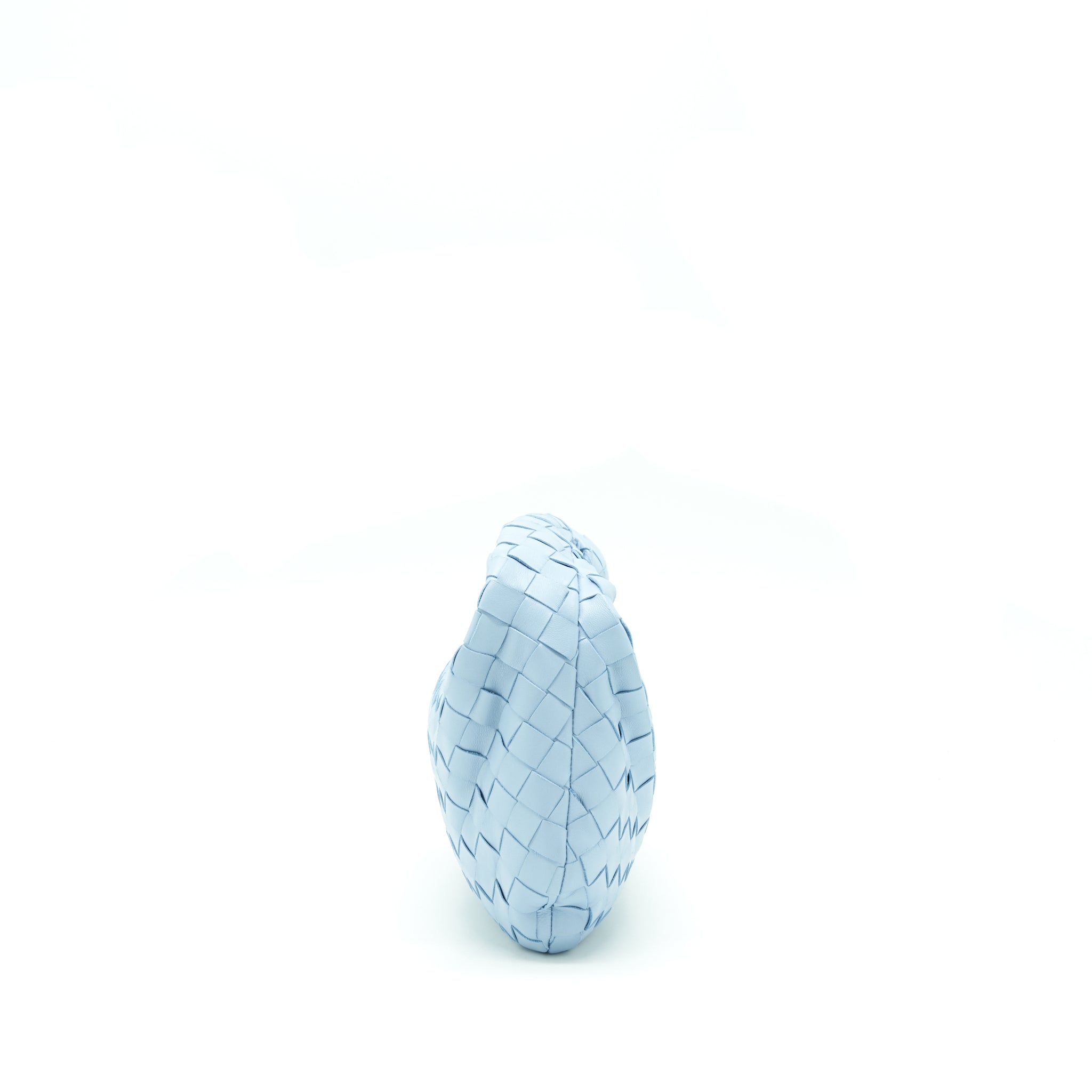 BOTTEGA VENETA MINI JODIE BAG LIGHT BLUE SHW