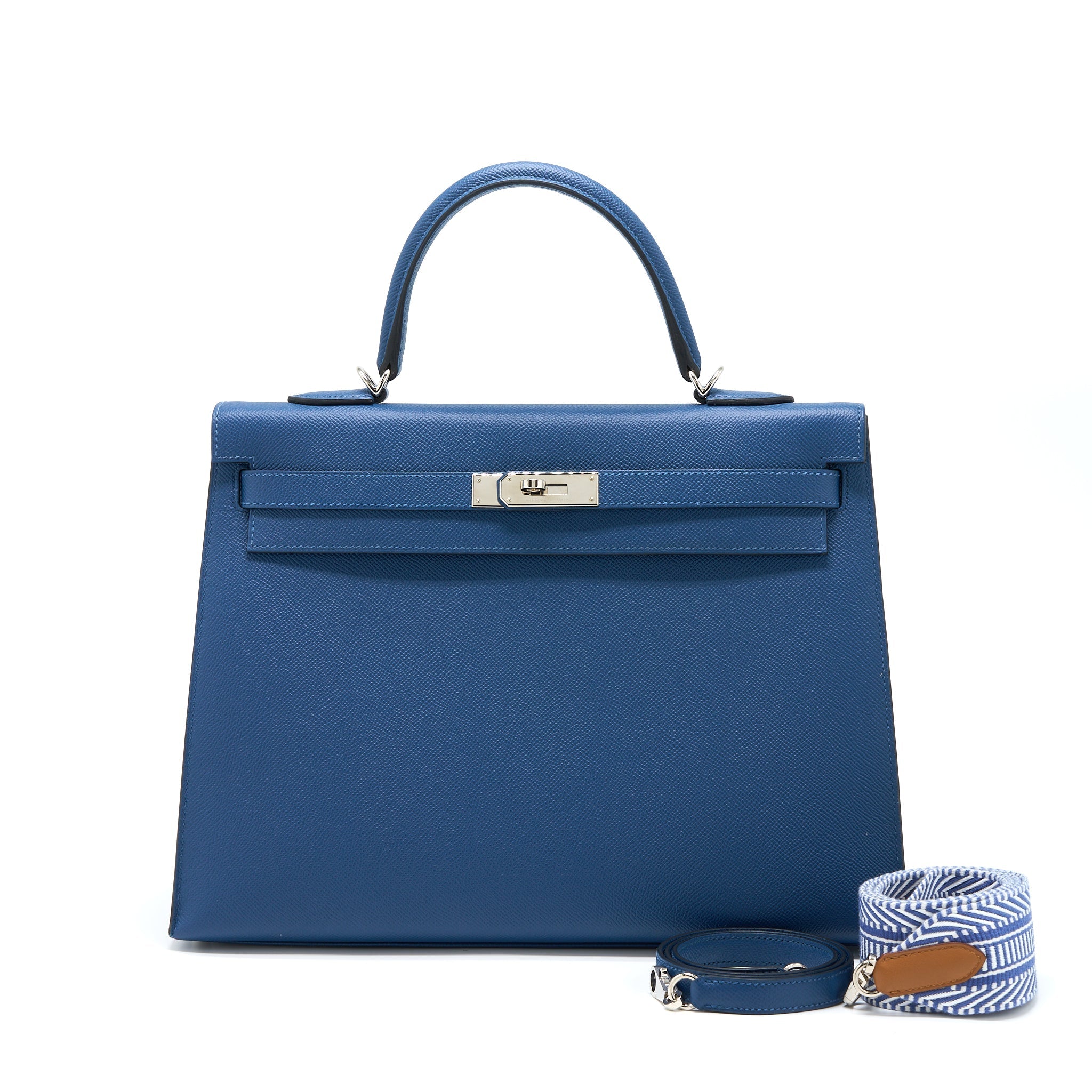 HERMES KELLY 35 EPSOM S4 DEEP BLUE SHW