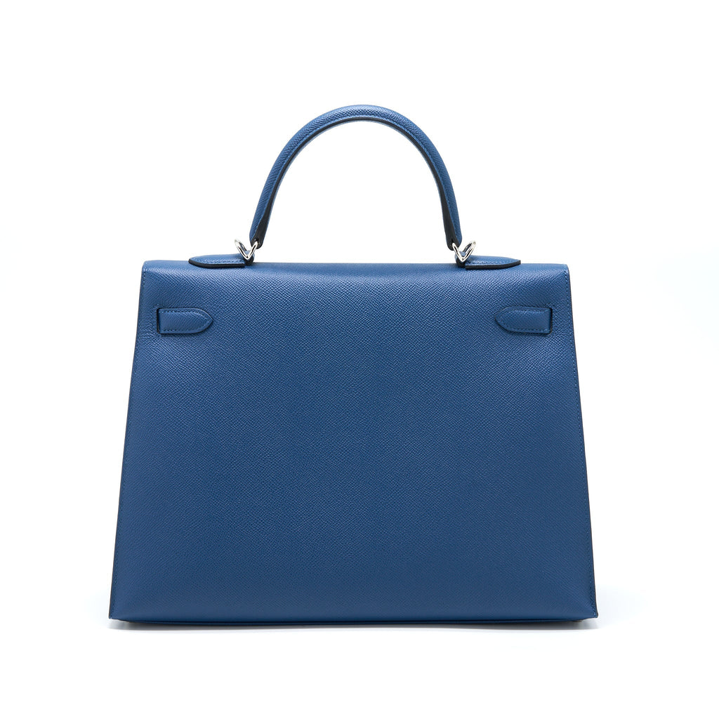 HERMES KELLY 35 EPSOM S4 DEEP BLUE SHW