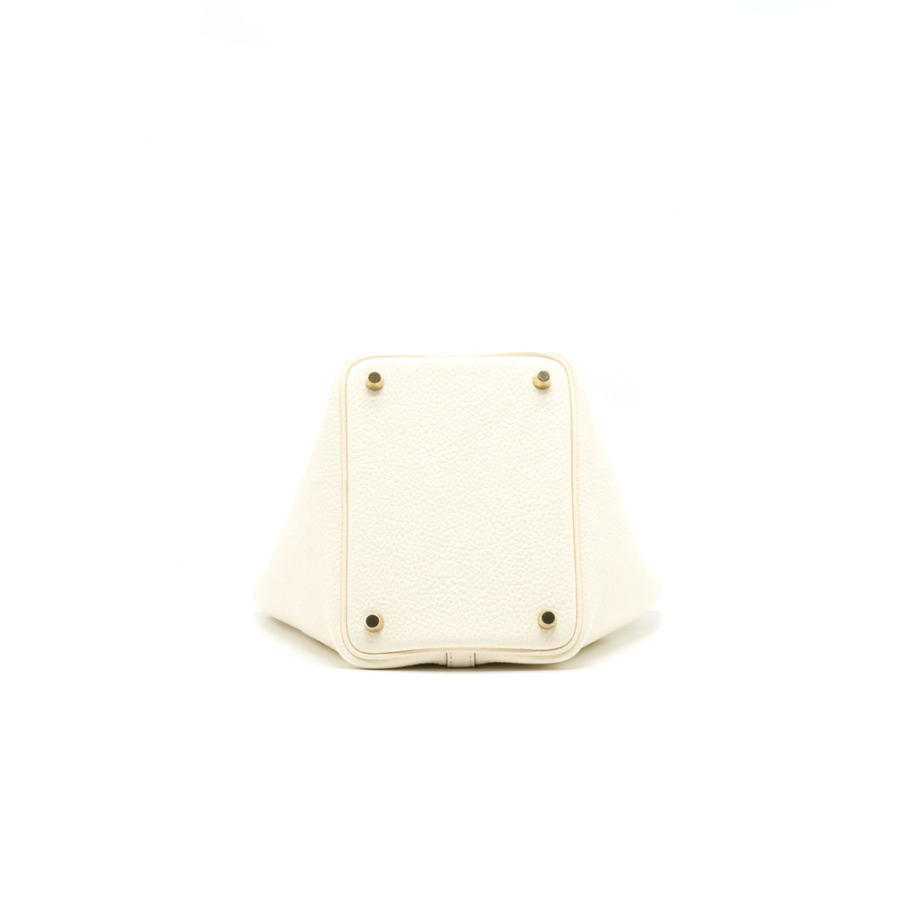 HERMES PICOTIN 18 LOCK BAG NATA GHW