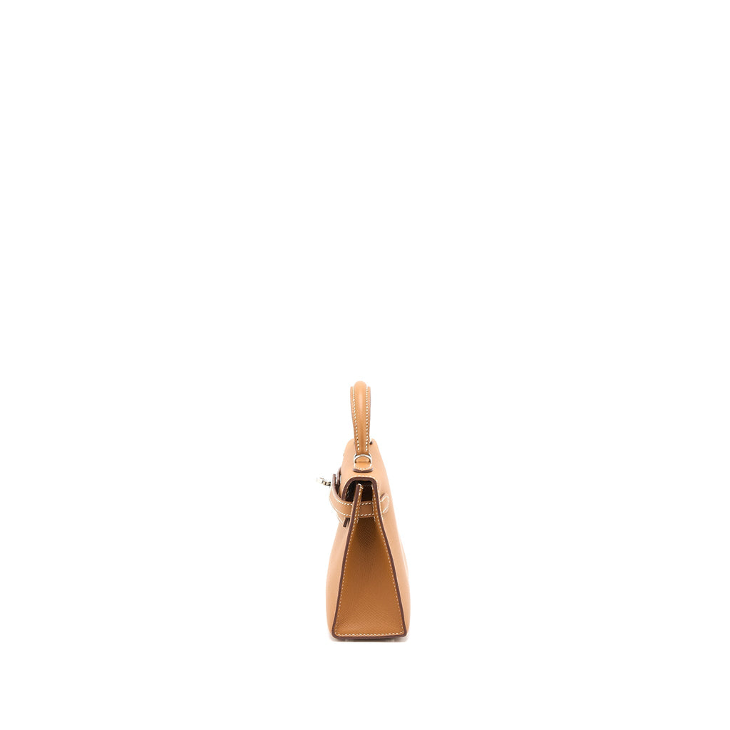 HERMES MINI KELLY EPSOM GOLD SHW