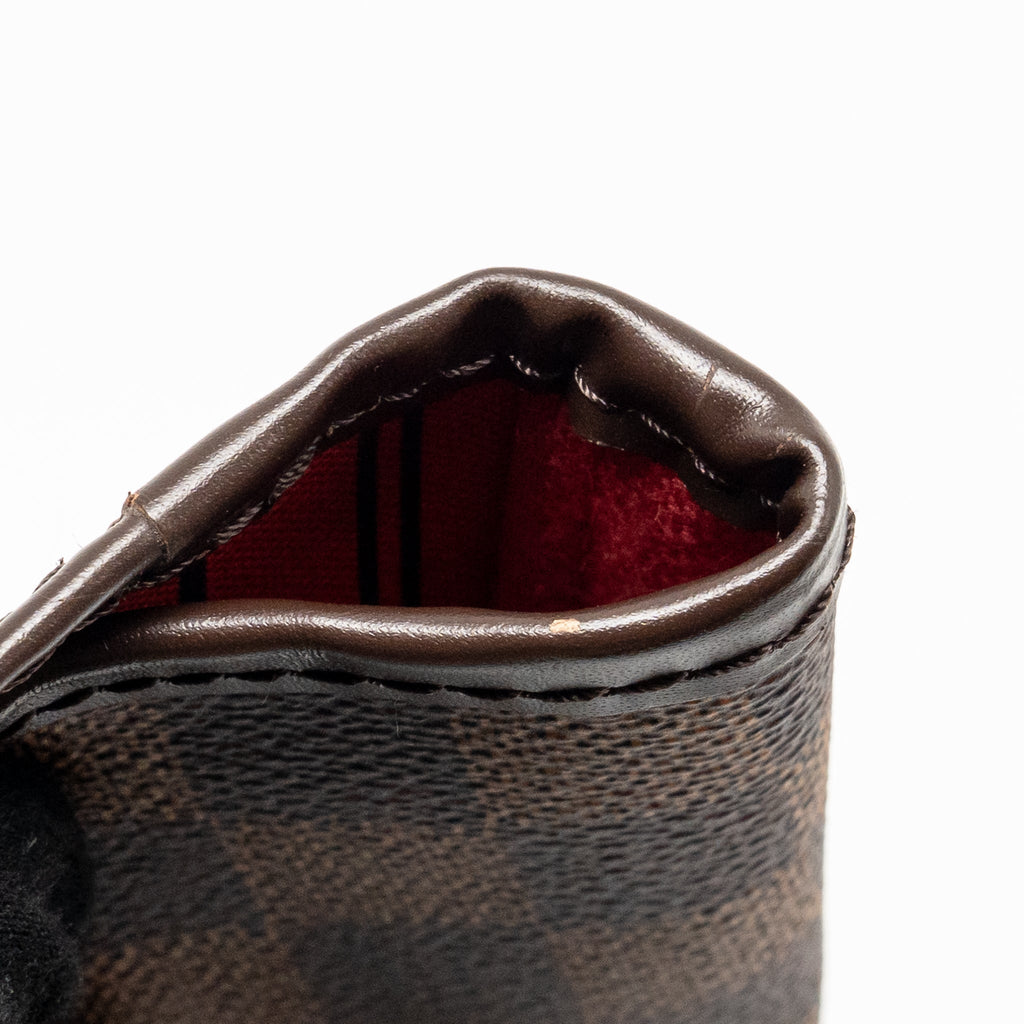 LOUIS VUITTON NEVERFULL MM DAMIER EBENE CANVAS GHW