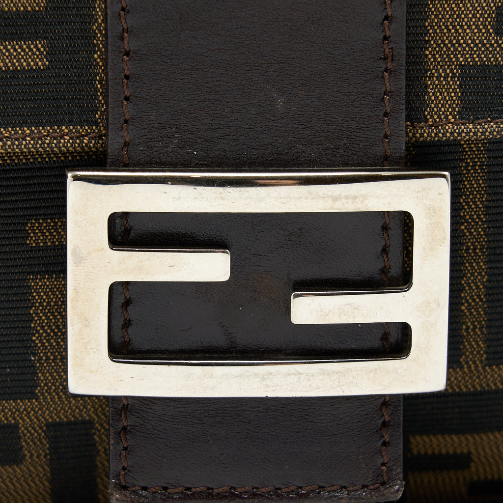 FENDI VINTAGE BAGUETTE BAG FF JACQUARD FABRIC SHW