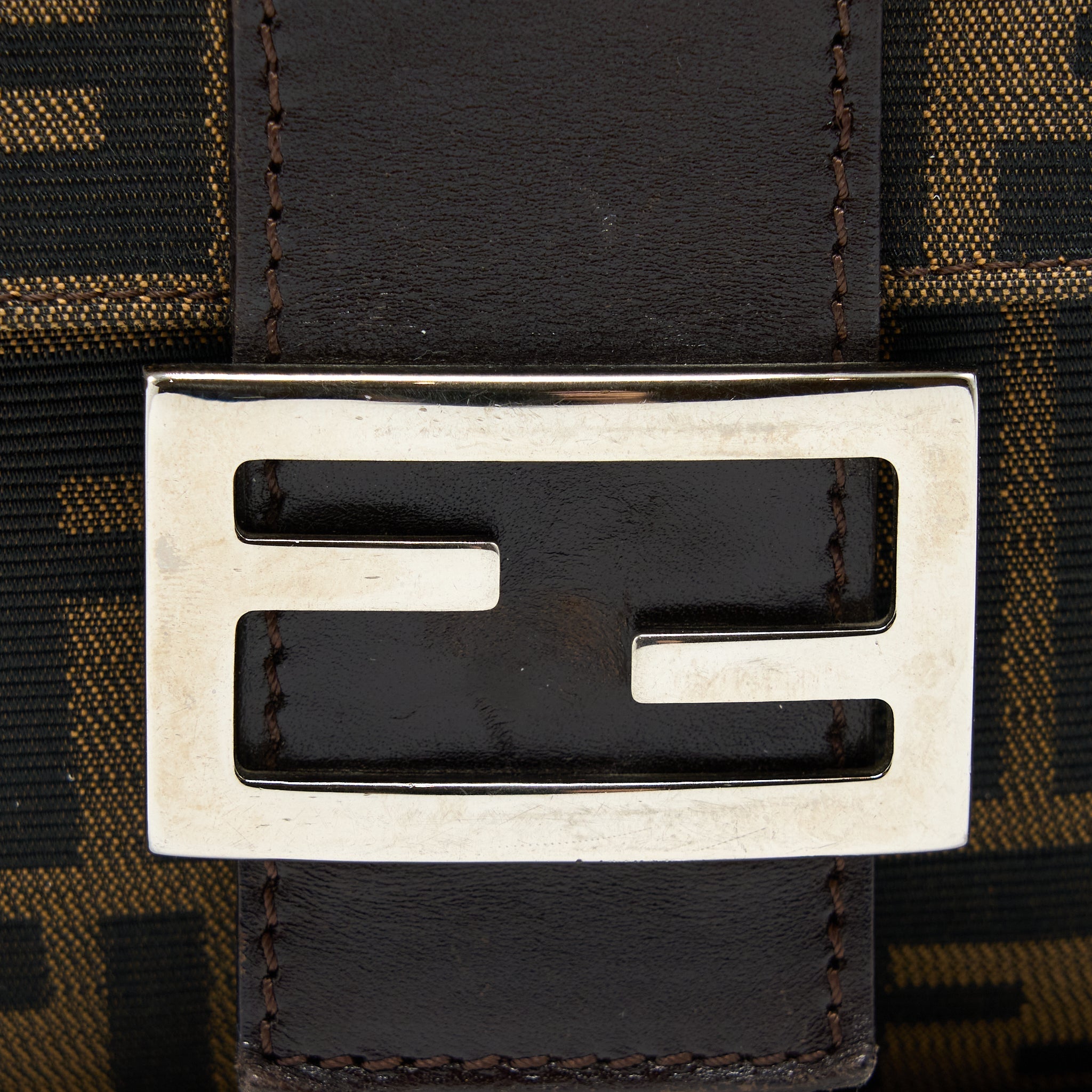 FENDI VINTAGE BAGUETTE BAG FF JACQUARD FABRIC SHW