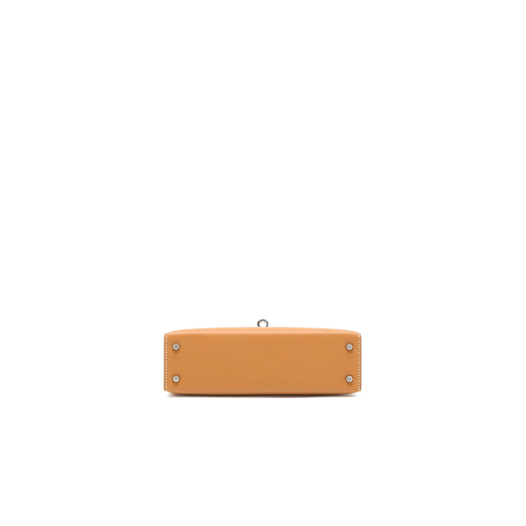HERMES MINI KELLY EPSOM GOLD SHW
