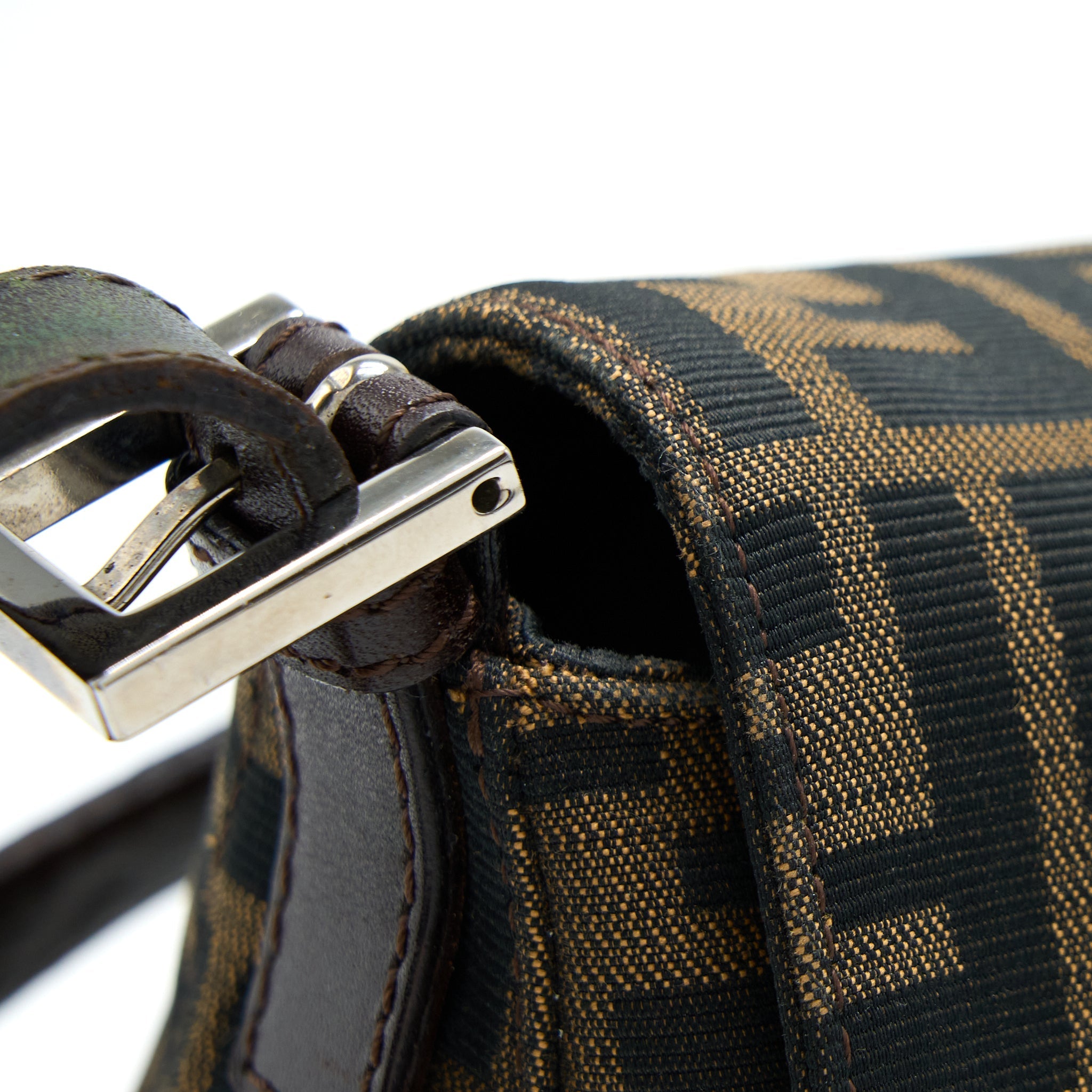 FENDI VINTAGE BAGUETTE BAG FF JACQUARD FABRIC SHW