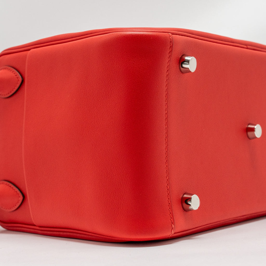 HERMES LINDY 26 SWIFT ROUGE DE COEUR/ROUGE PIMENT SHW