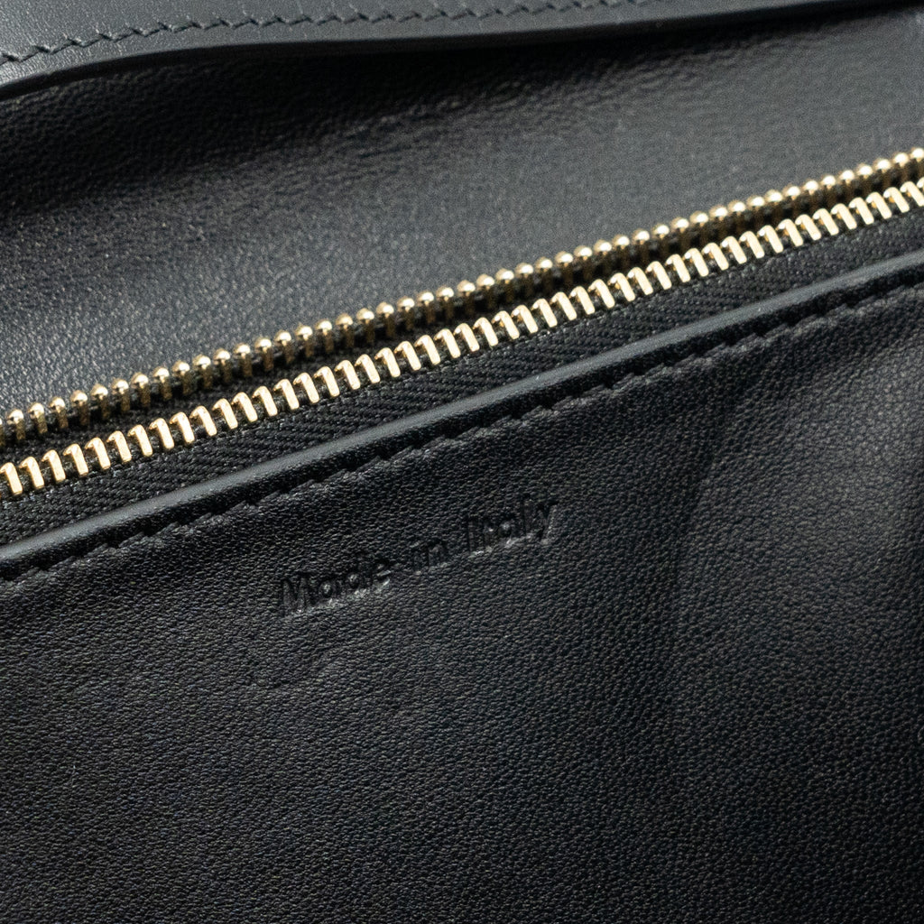 CELINE MEDIUM CLASSIC BOX BAG CALFSKIN BLACK GHW