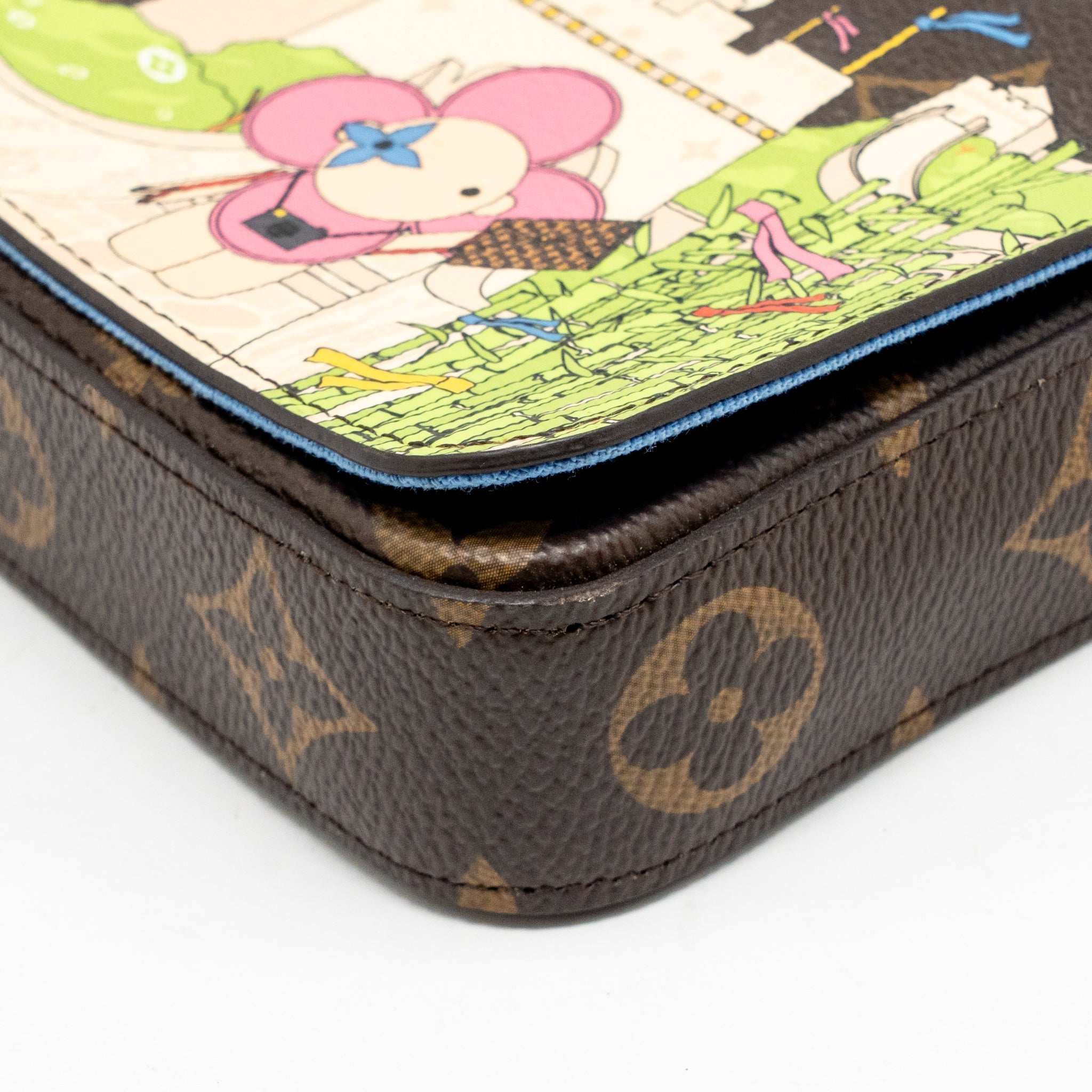 LOUIS VUITTON FELICIE POCHETTE LIMITED EDITION MONOGRAM CANVAS GHW