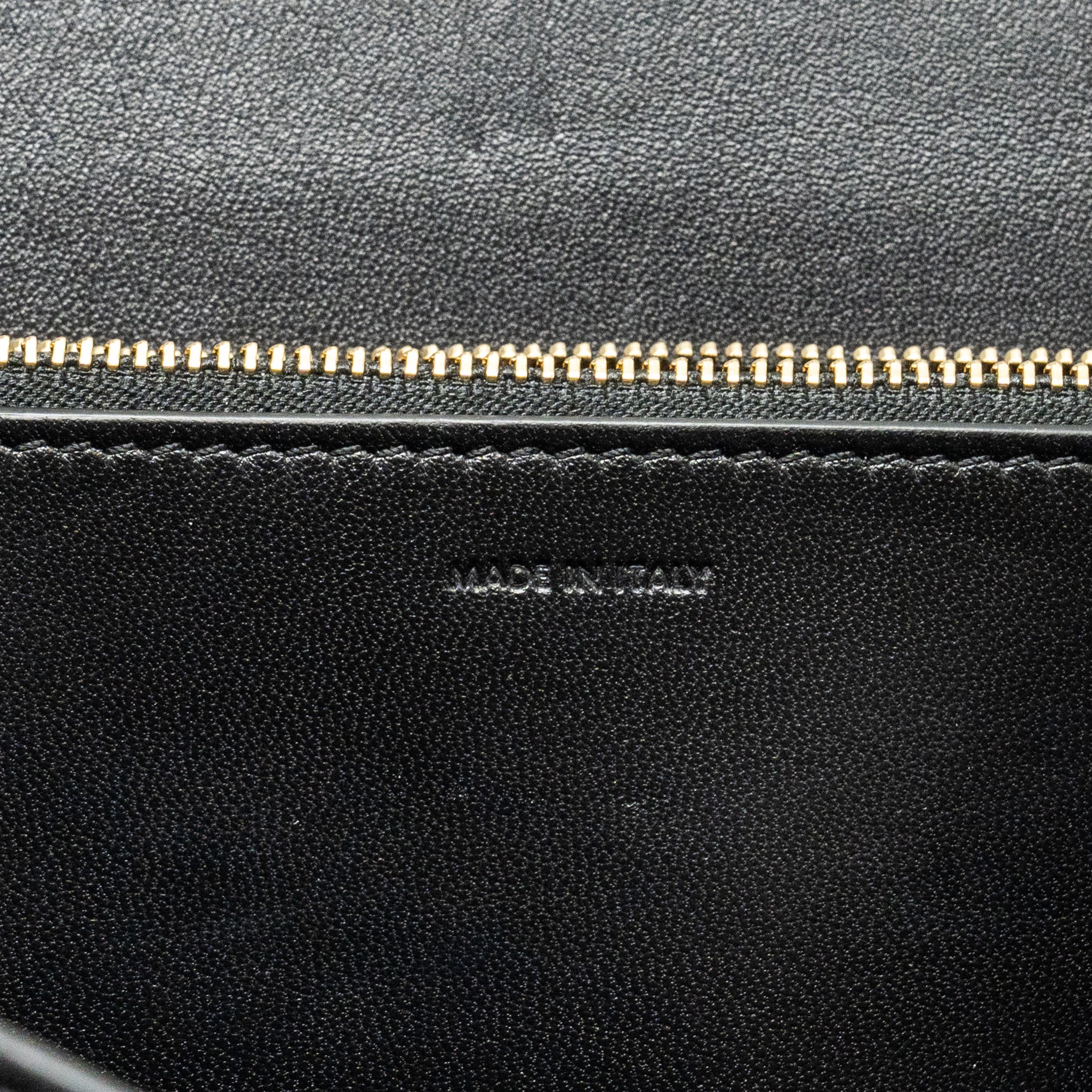 CELINE MEDIUM CLASSIC BOX BAG CALFSKIN BLACK GHW