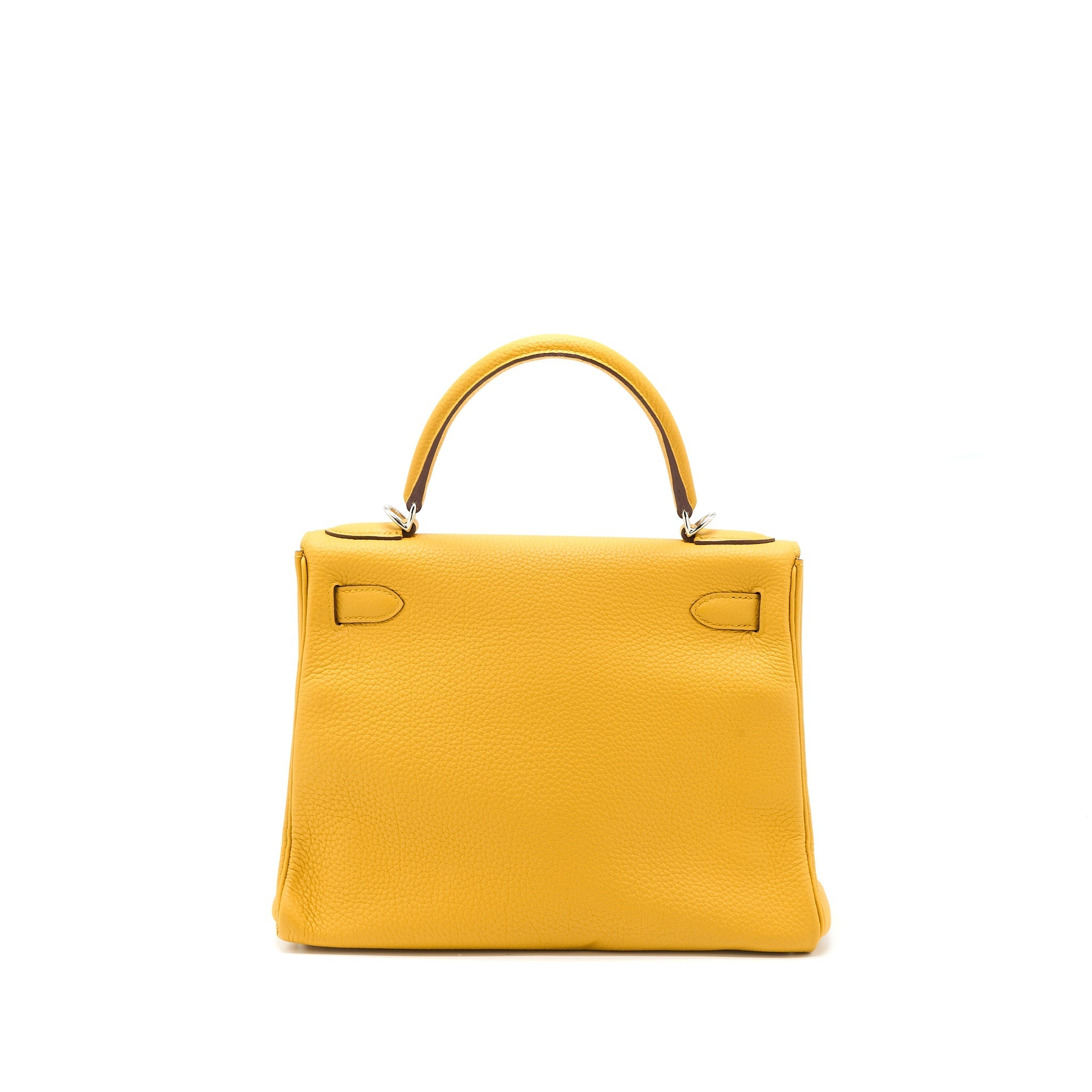 HERMES KELLY 28 TOGO 9D JAUNE AMBER SHW
