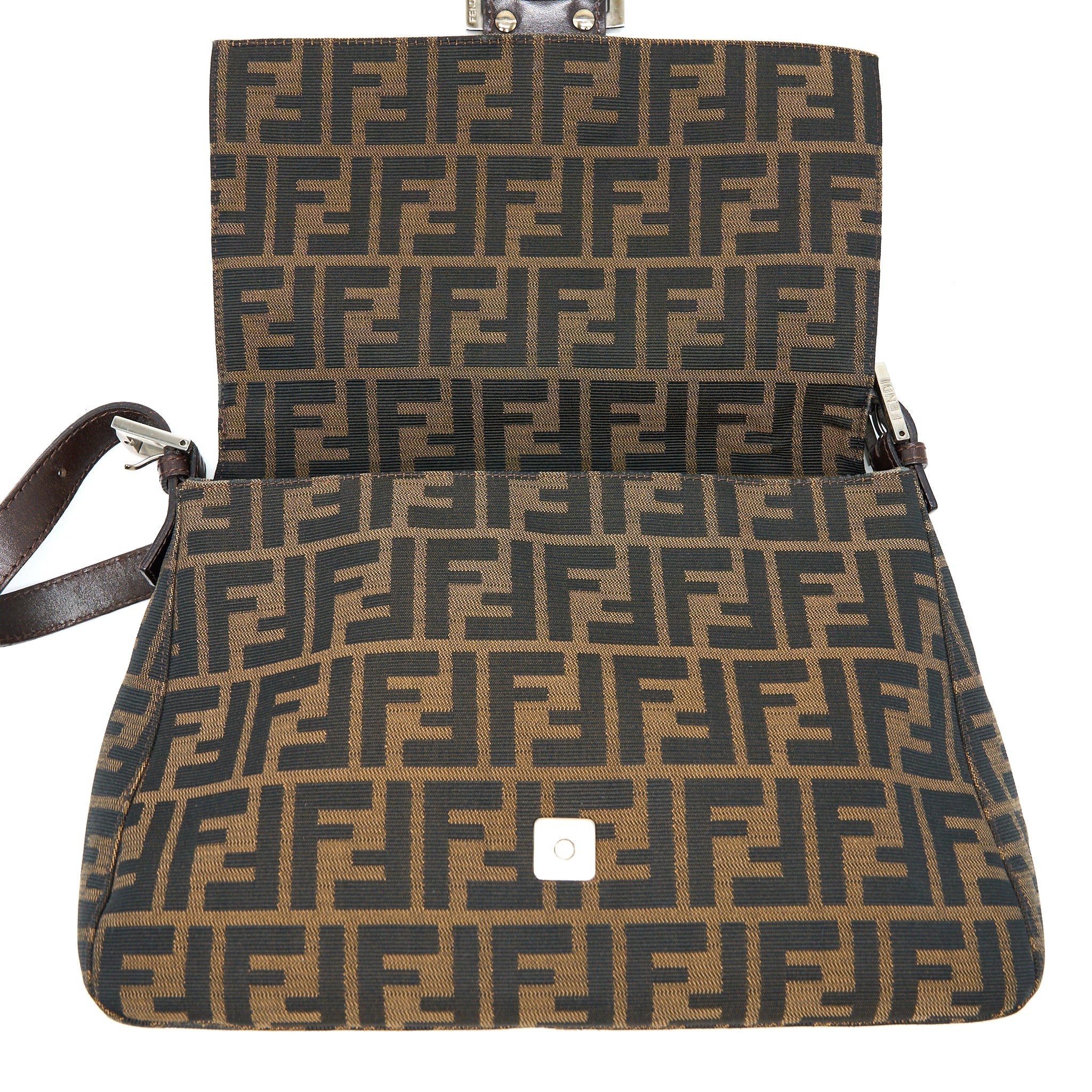 FENDI VINTAGE BAGUETTE BAG FF JACQUARD FABRIC SHW