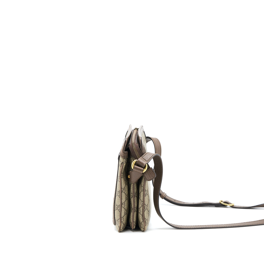 GUCCI OPHIDIA CROSSBODY BAG GG SUPREME CANVAS/LEATHER GHW