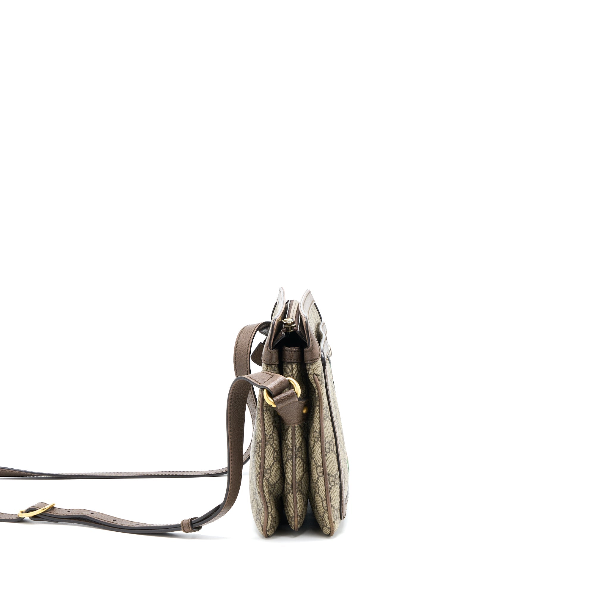 GUCCI OPHIDIA CROSSBODY BAG GG SUPREME CANVAS/LEATHER GHW