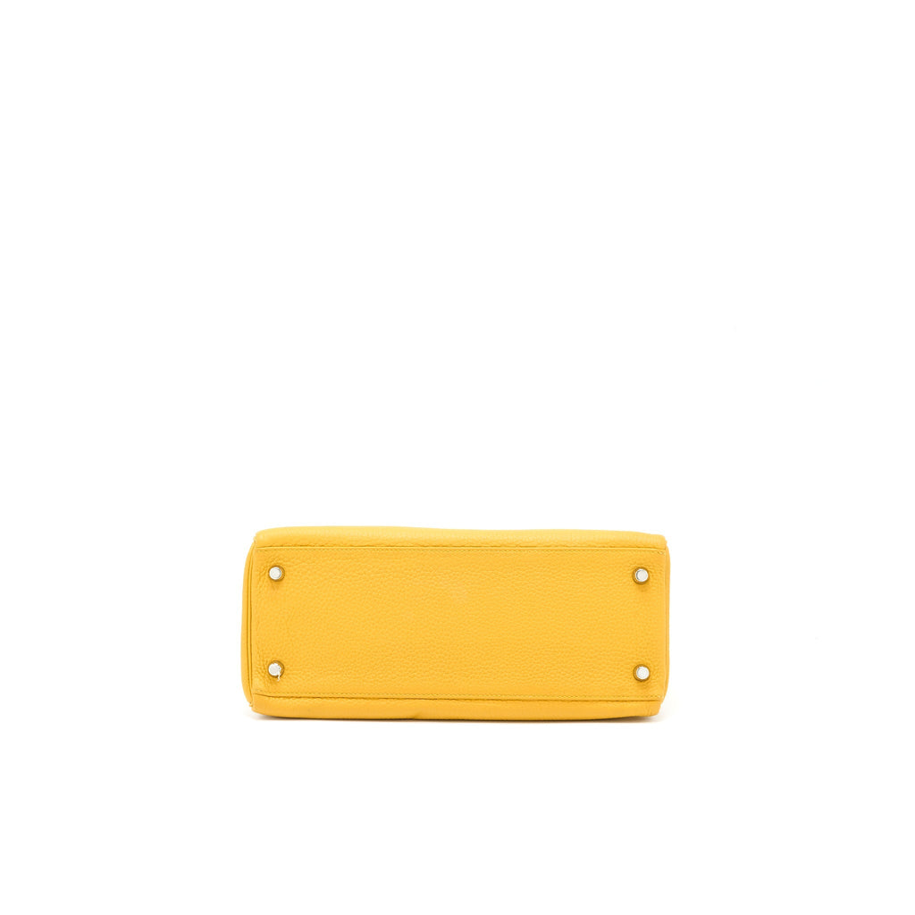 HERMES KELLY 28 TOGO 9D JAUNE AMBER SHW