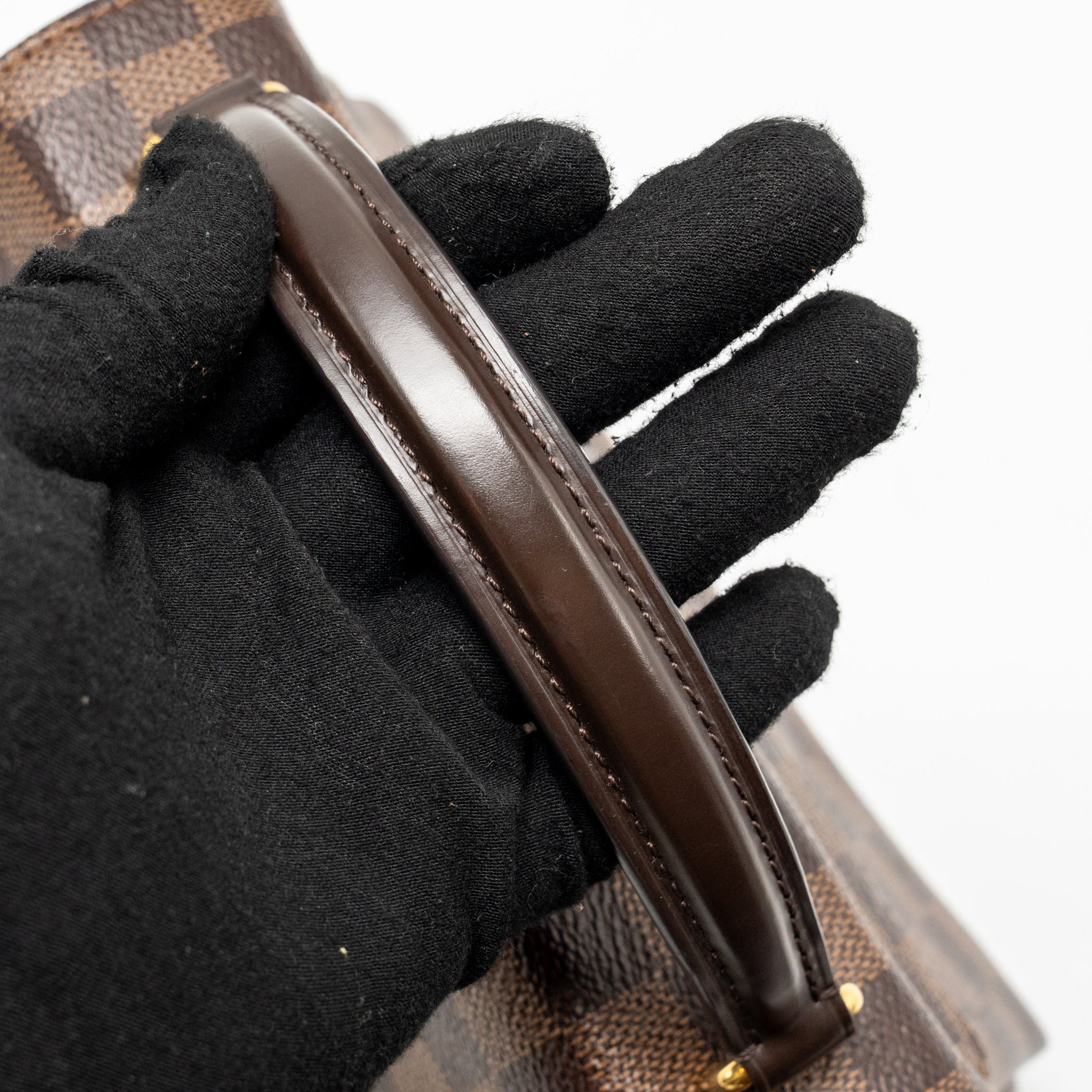 LOUIS VUITTON CROISETTE DAMIER EBENE CANVAS GHW