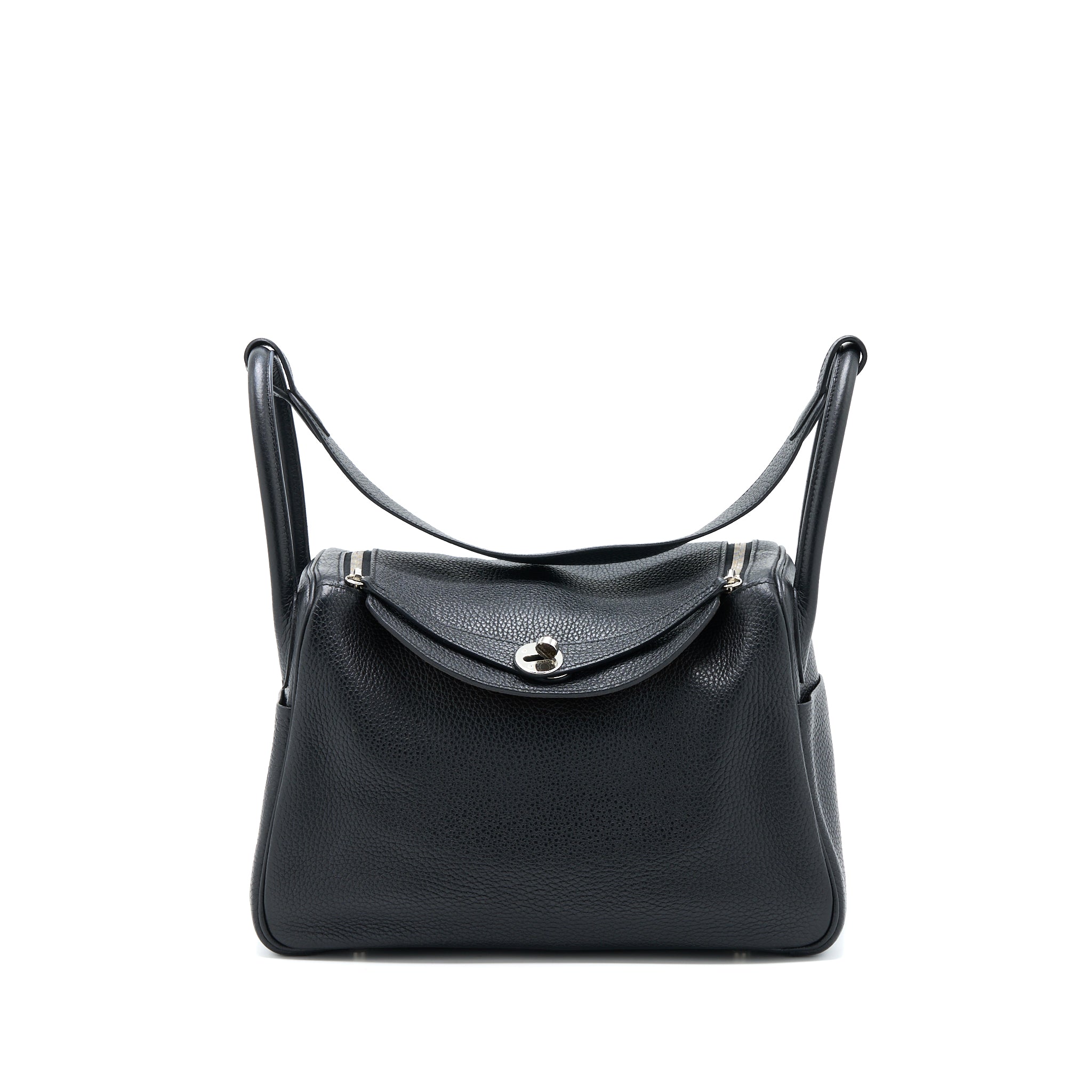 HERMES LINDY 30 CLEMENCE BLACK/TOFFEE SHW