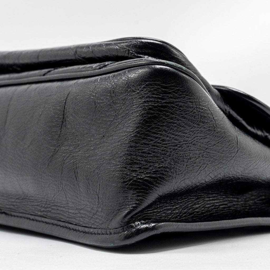 SAINT LAURENT/YSL MEDIUM NIKI CALFSKIN BLACK SHW