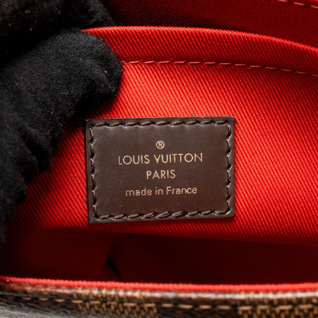 LOUIS VUITTON CROISETTE DAMIER EBENE CANVAS GHW