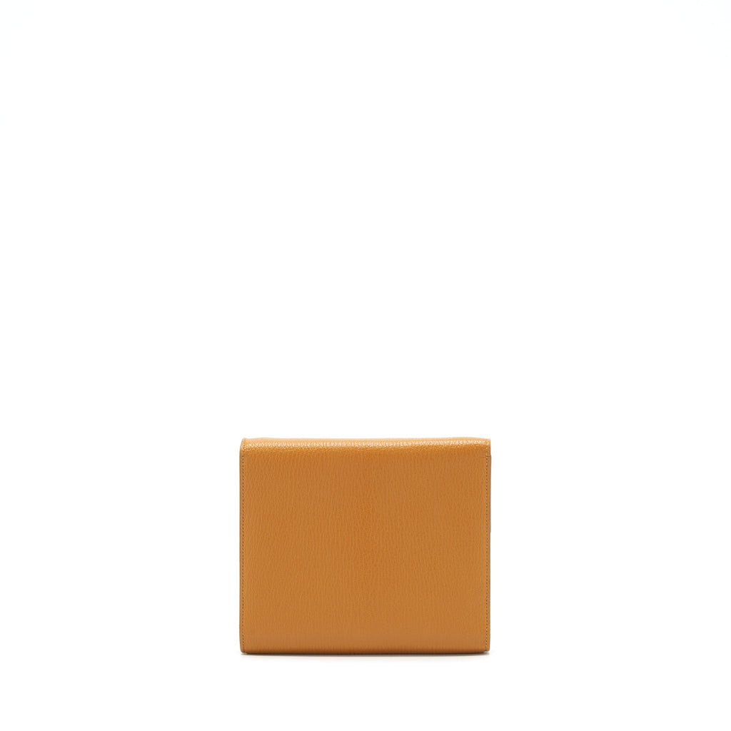 HERMES CLIC 16 WALLET GOATSKIN CARAMEL SHW
