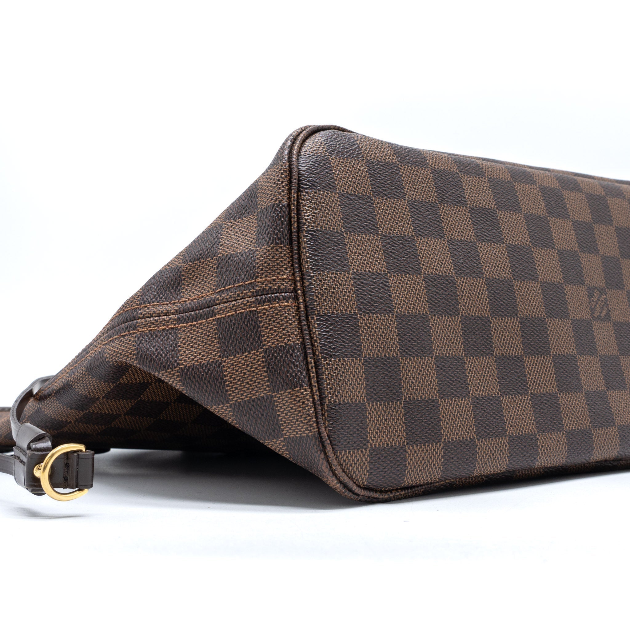 LOUIS VUITTON NEVERFULL MM DAMIER EBENE CANVAS GHW
