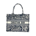 DIOR MEDIUM BOOK TOTE BLUE TOILE DE JOUY EMBROIDERY